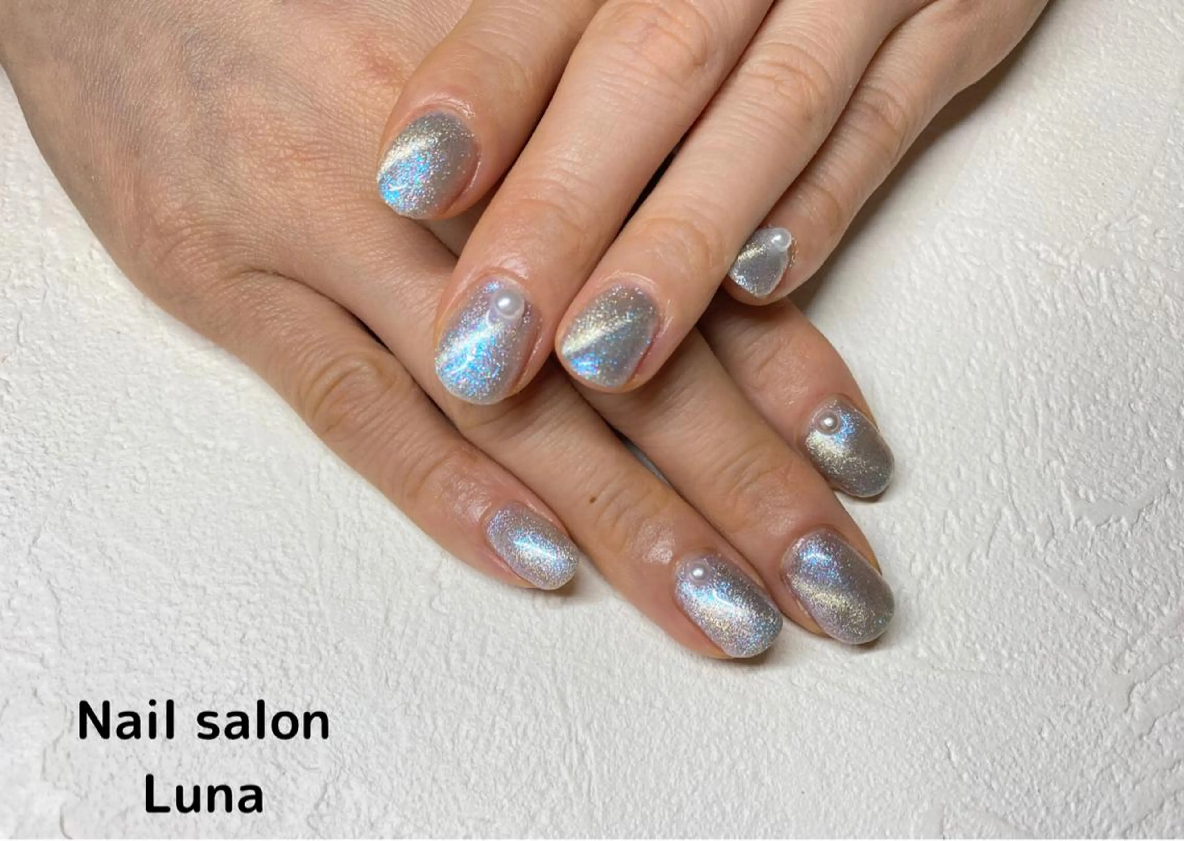 ネイル マグネットネイル ワンカラーネイル 加藤 美穂のネイルデザイン