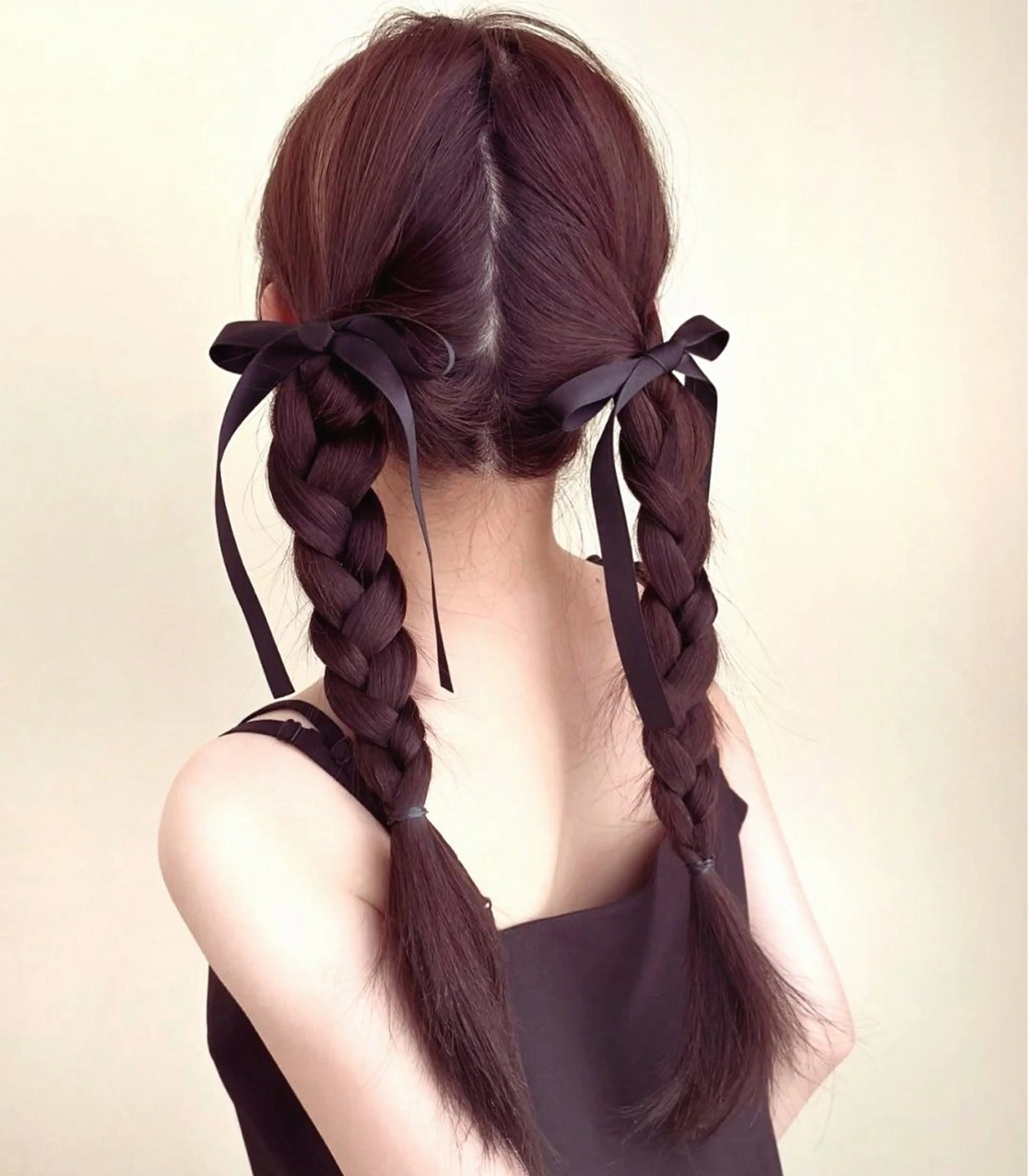 ロング カラー ブラウンカラー ラベンダーカラー ピンクカラー ピンクラベンダー レッドカラー ヘアカラー 【表参道】Ruri デジタルパーマのヘアスタイル