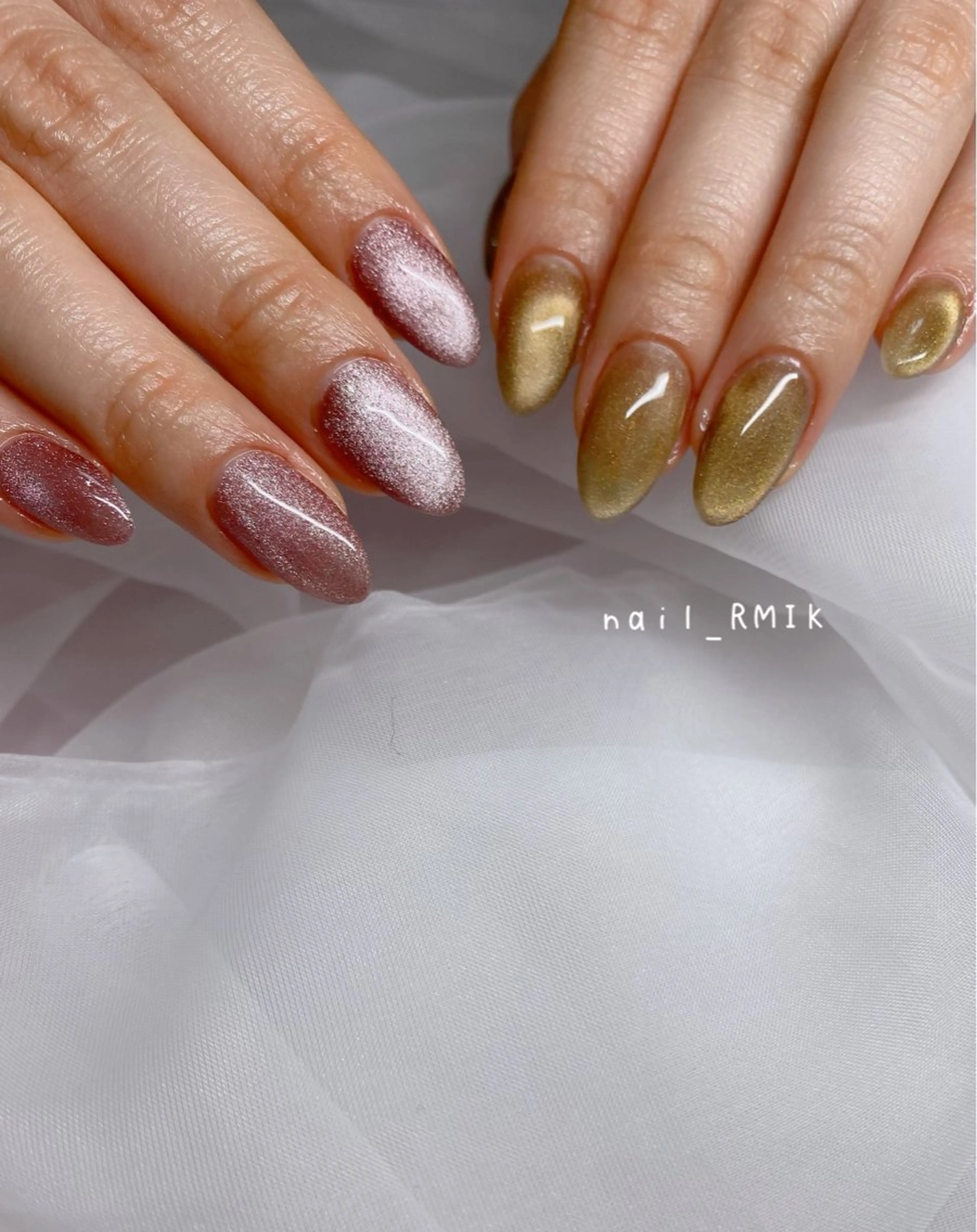 ネイル ジェルネイル マグネットネイル ハンドネイル nailsalon RMIKのネイルデザイン