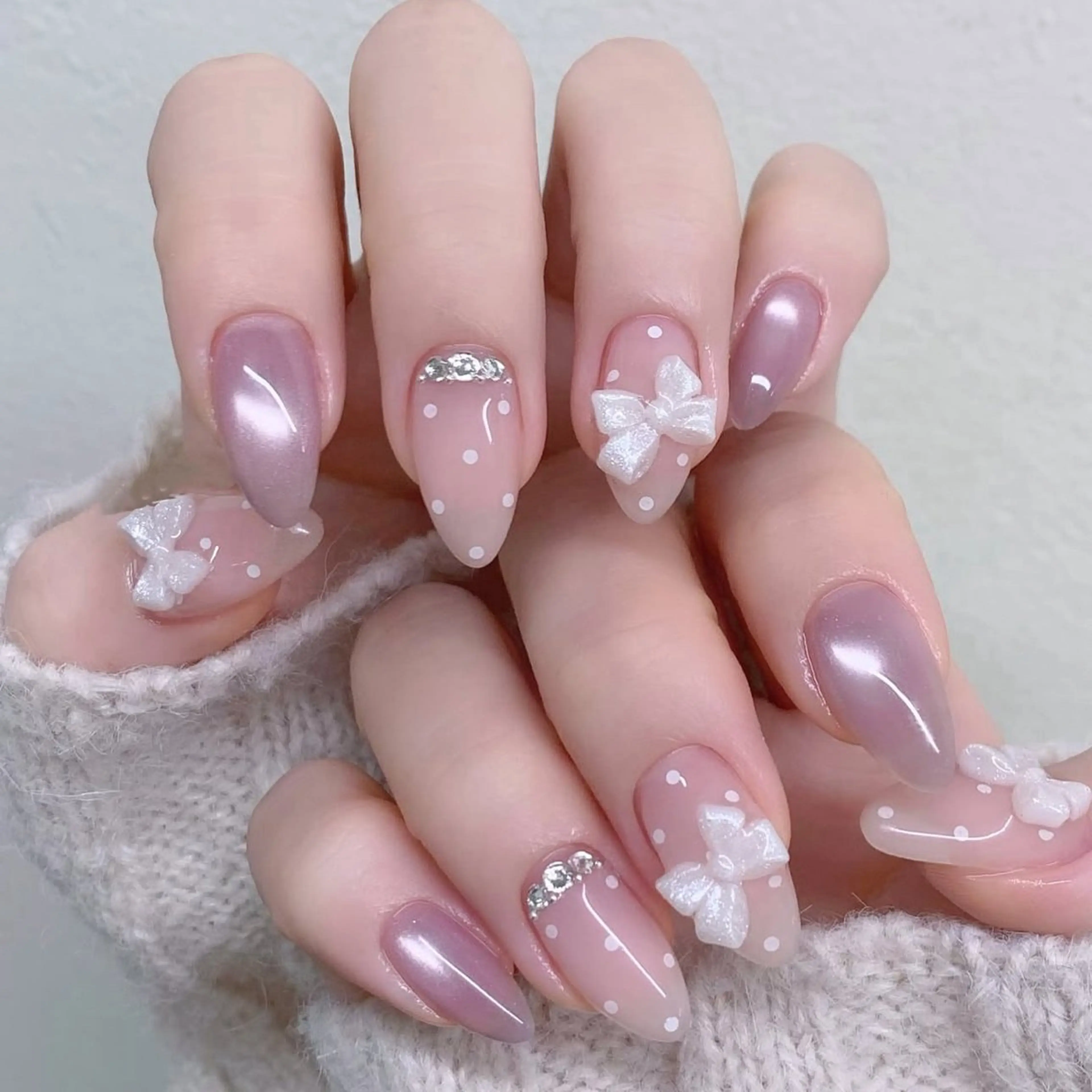 ネイル マグネットネイル シンプルネイル ハンドネイル seiko nail Nanami（渋谷）のネイルデザイン