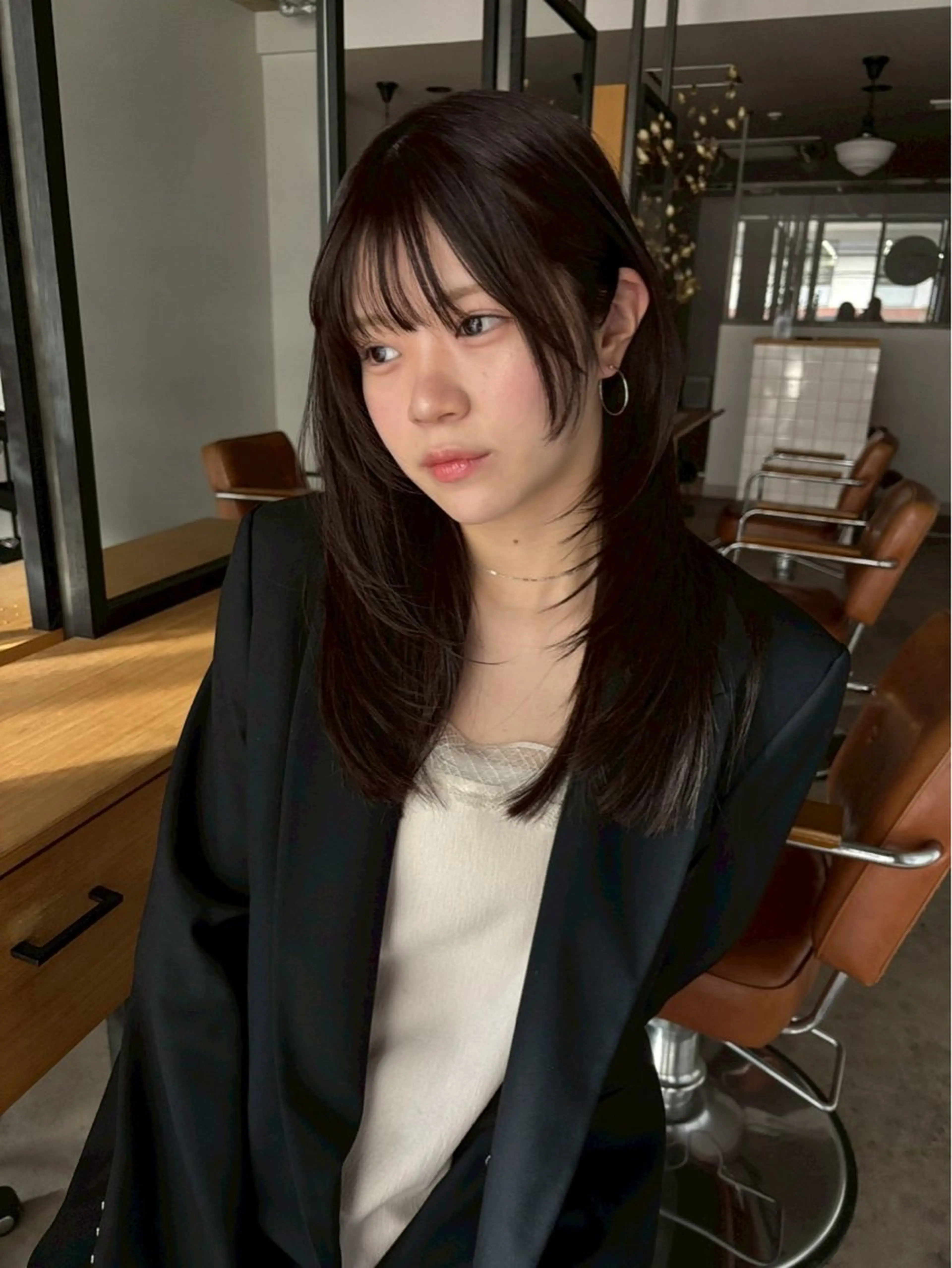 カラー miku/天神 艶カラーのヘアスタイル