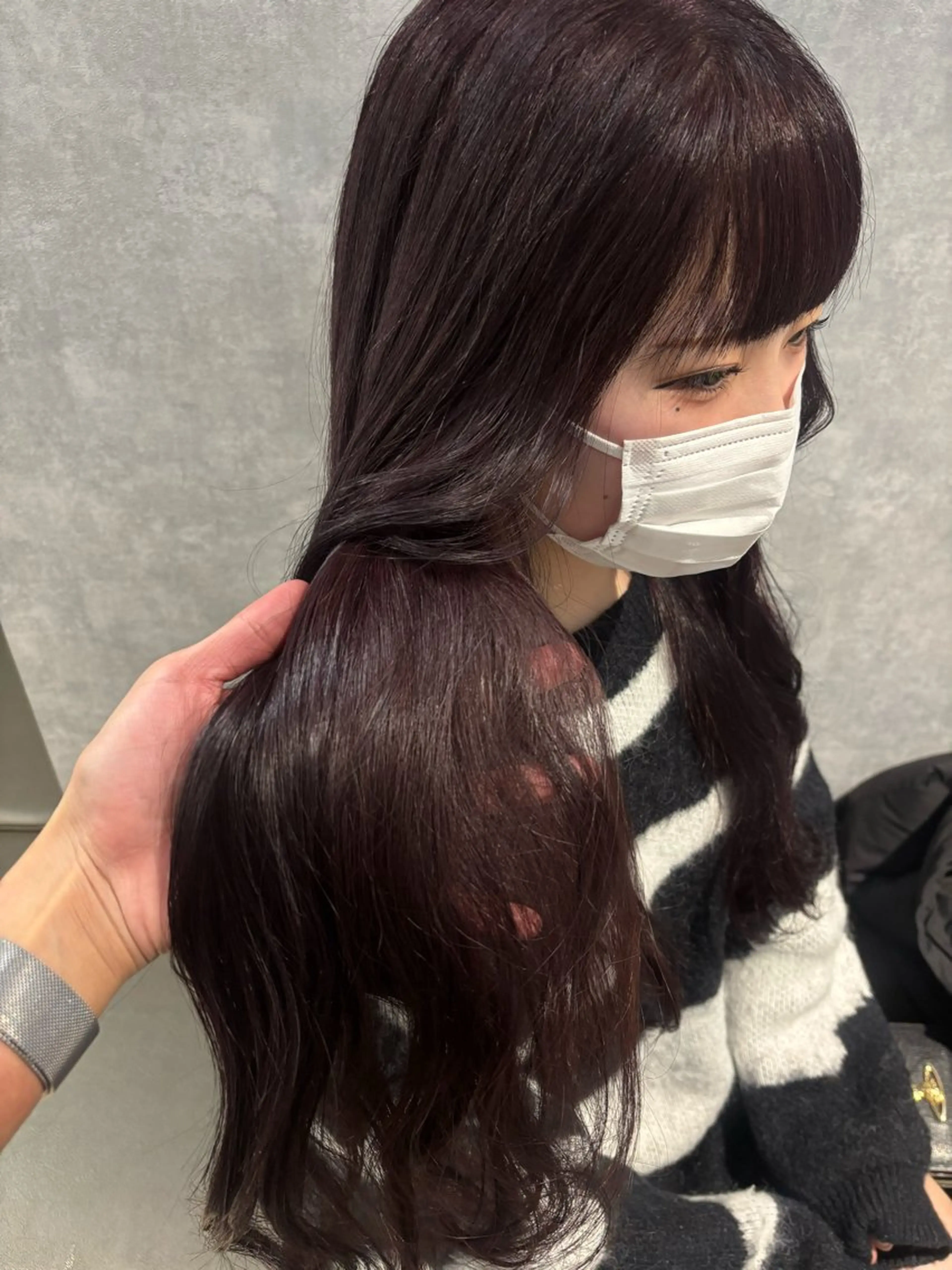 ロング カット ヘアカラー トリートメント 🌐NATSUMI 🌐【寒色カラー】のヘアスタイル