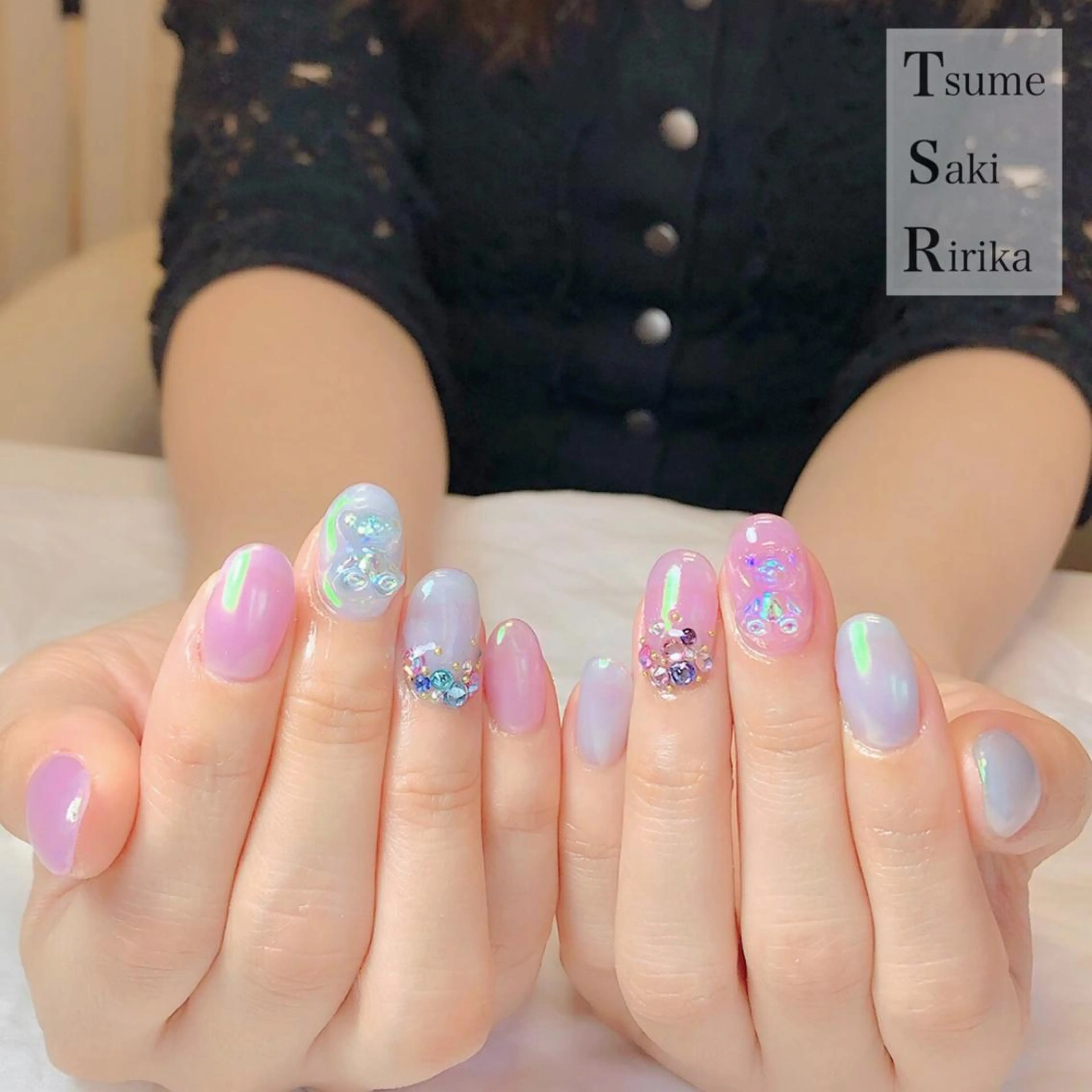 ネイル ハンドネイル ハンドケア 爪咲 りり花のネイルデザイン