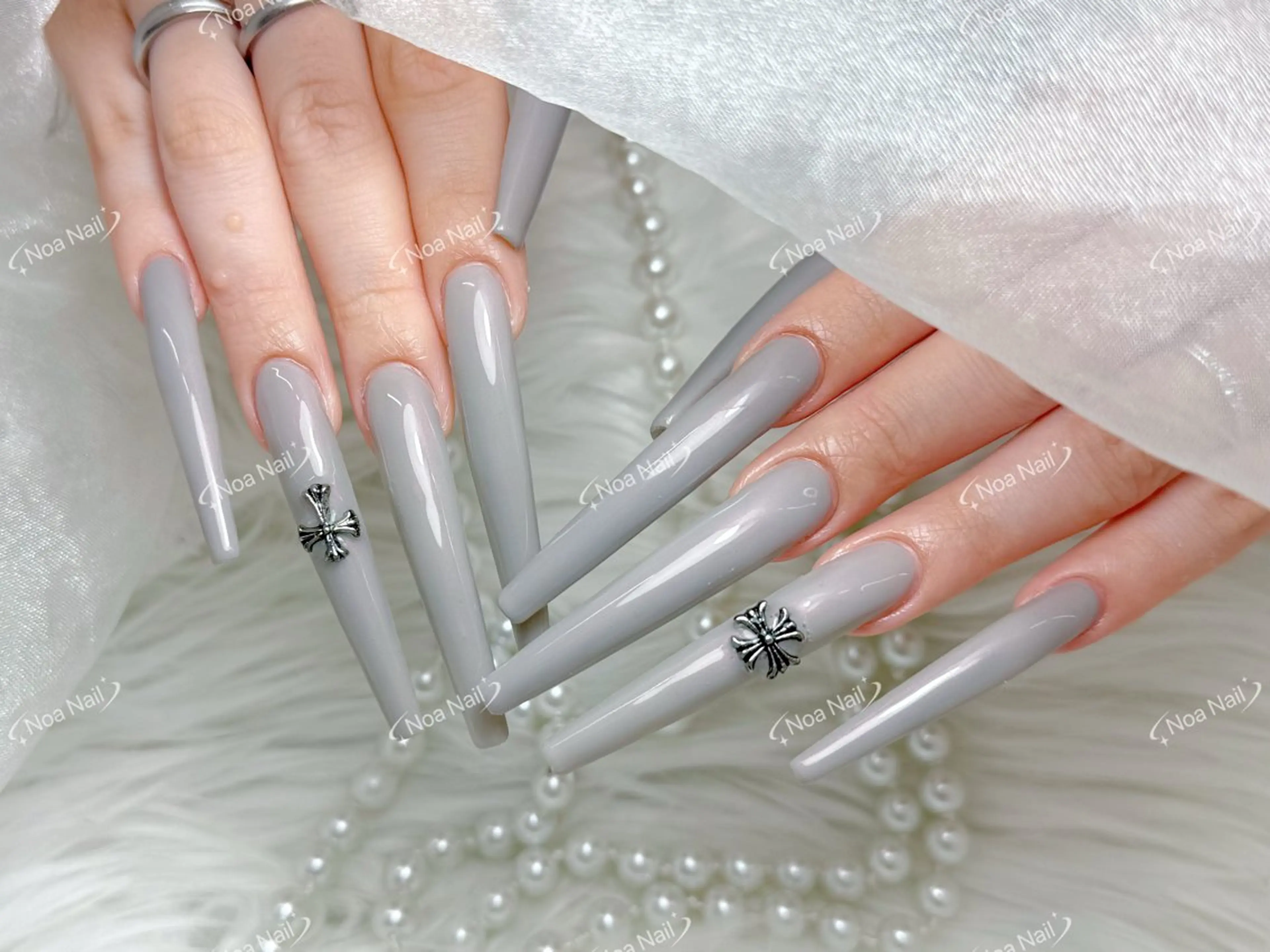 ロング ハンドネイル Noa Nail みつきのネイルデザイン