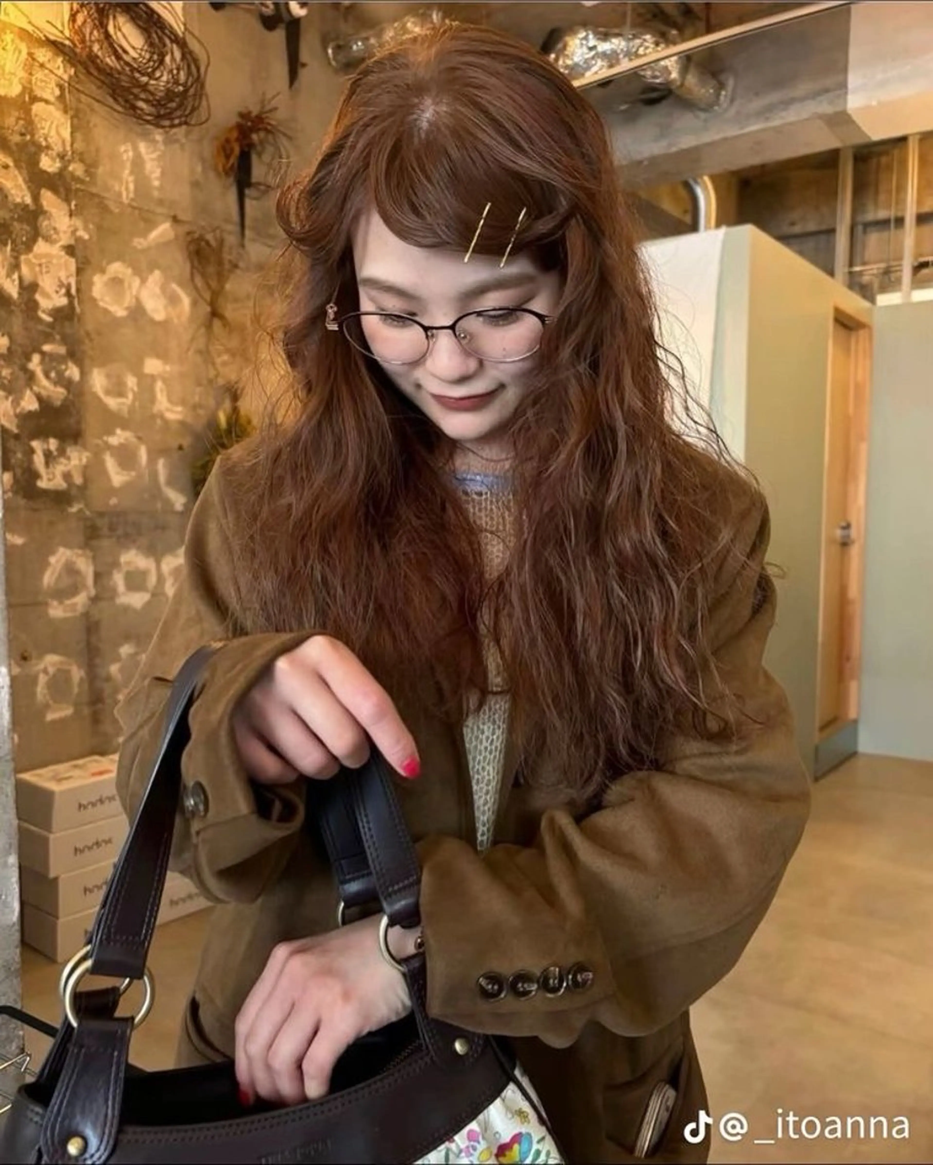 カラー パーマ 小野 琴未🌱のヘアスタイル