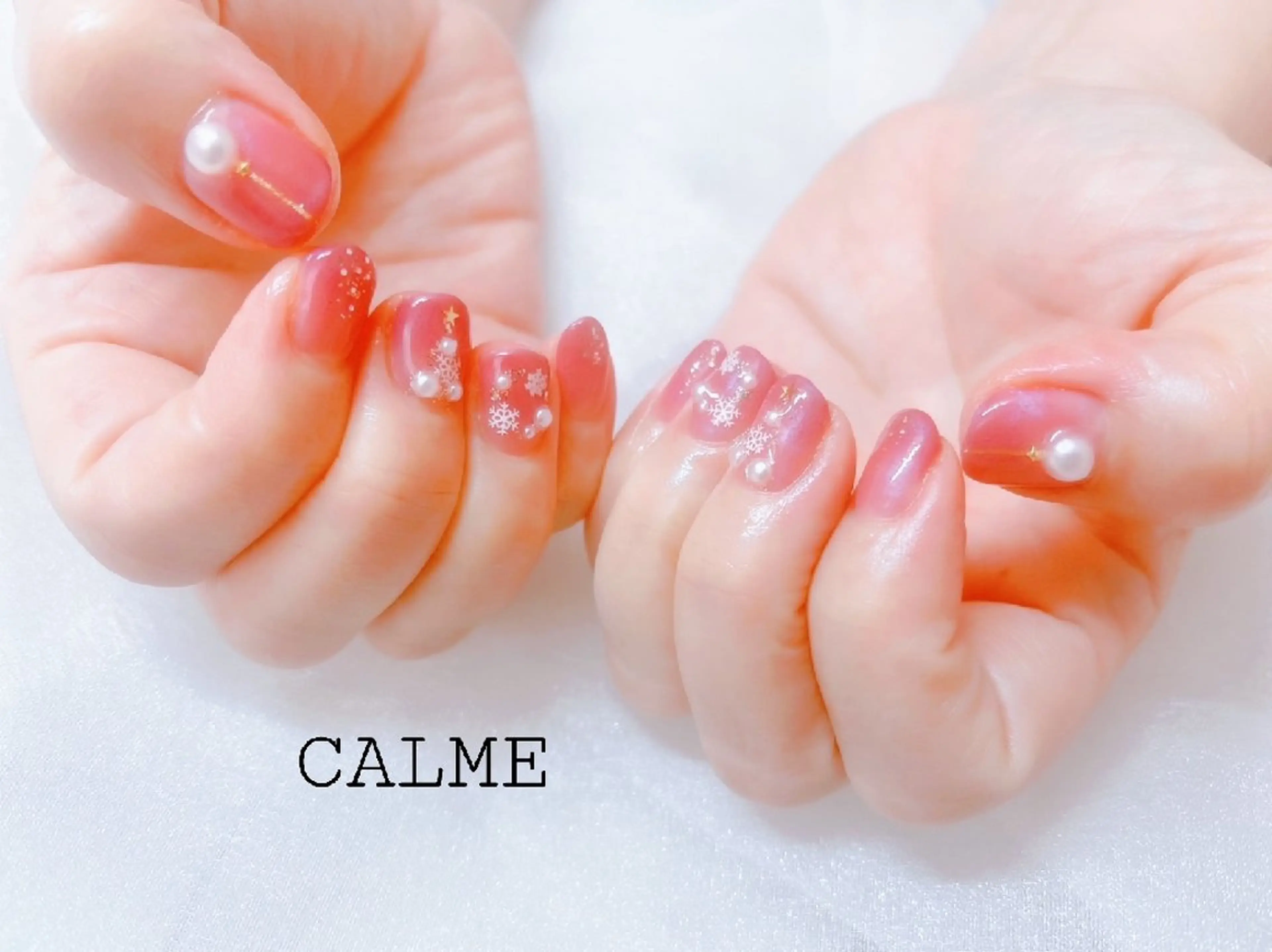 ネイル 持ち込み ハンドネイル CALME ♡のネイルデザイン