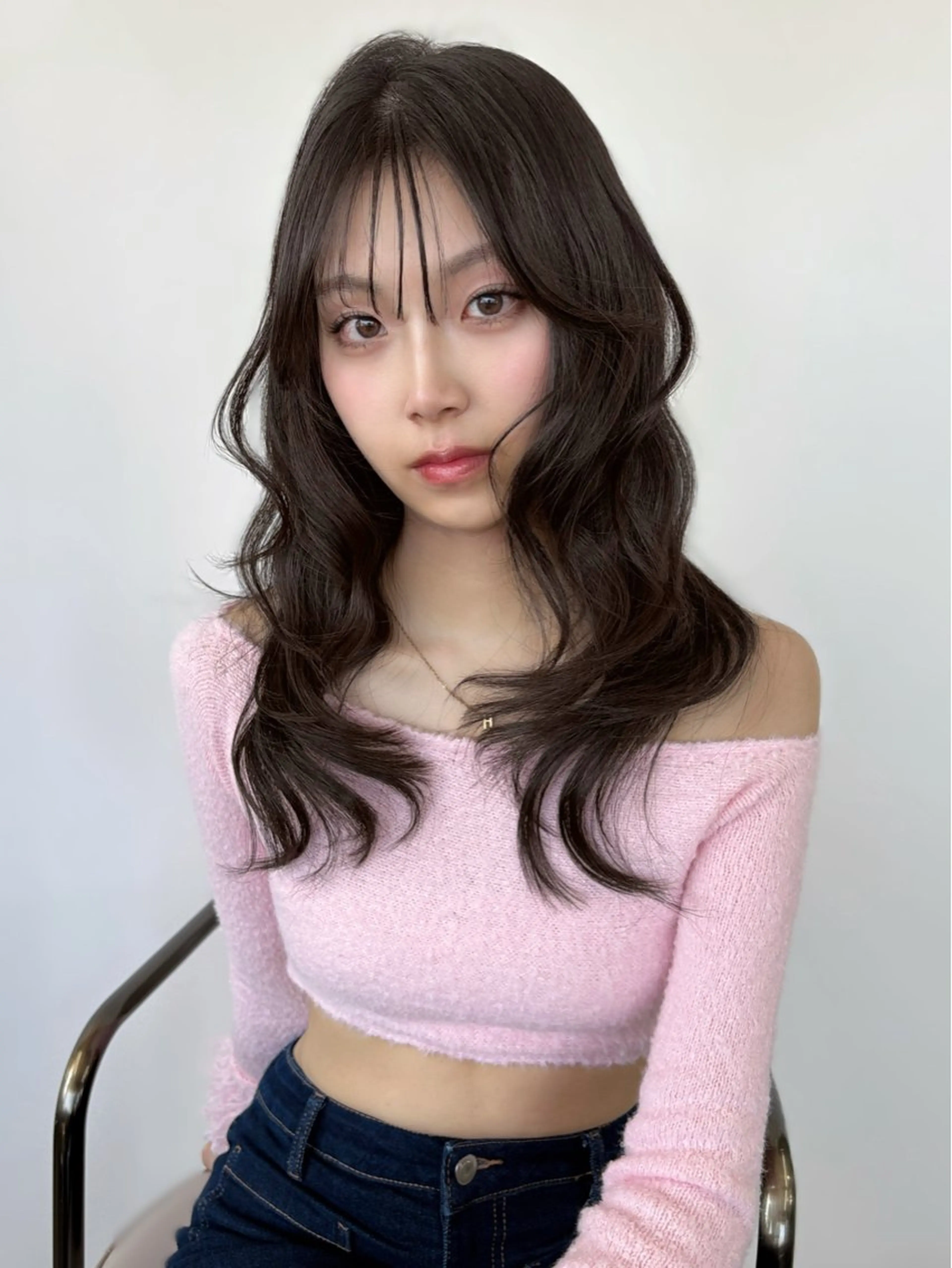 ロング 楠田 美空のヘアスタイル