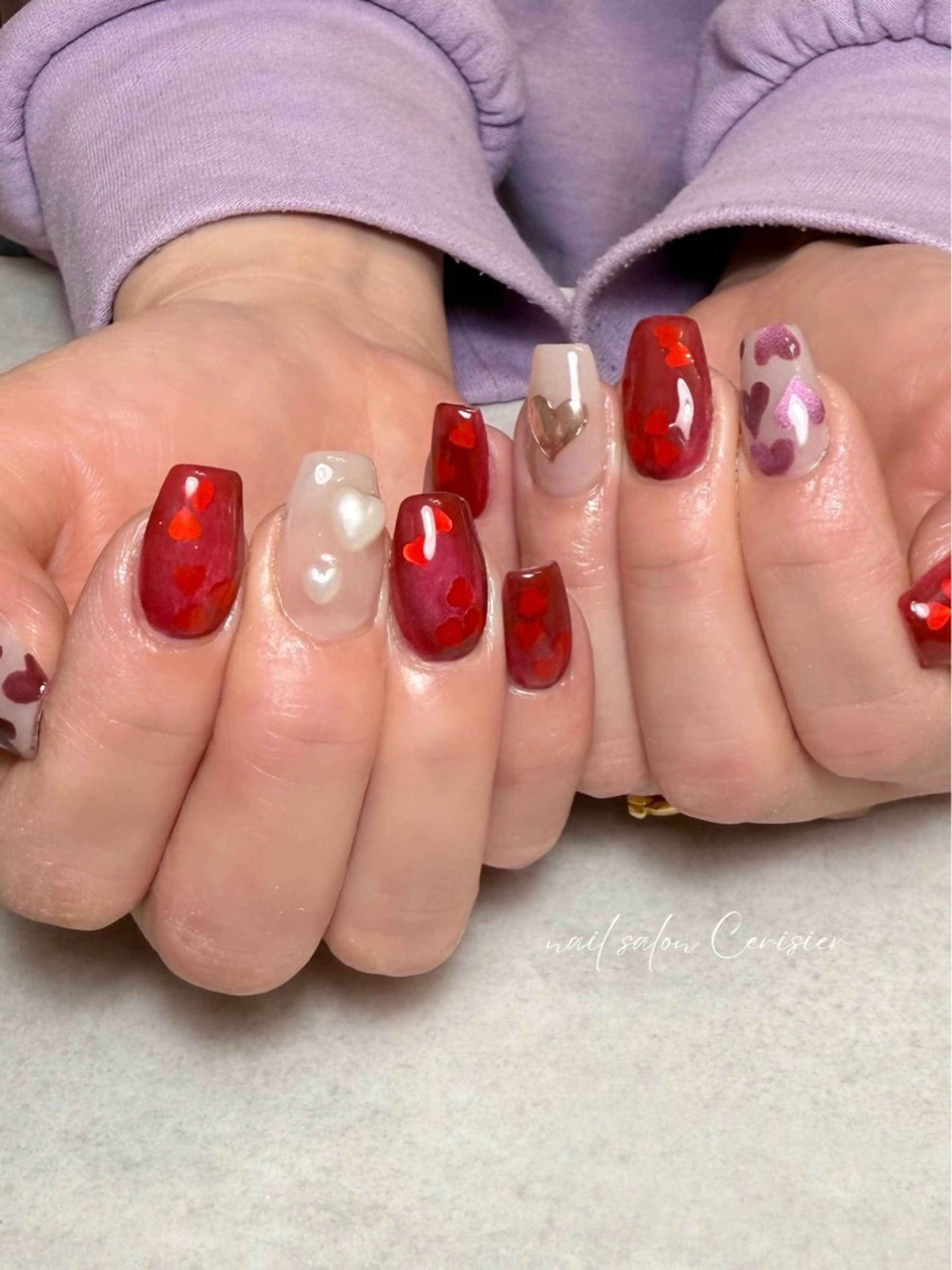 ネイル ハンドネイル cerisier nailのネイルデザイン