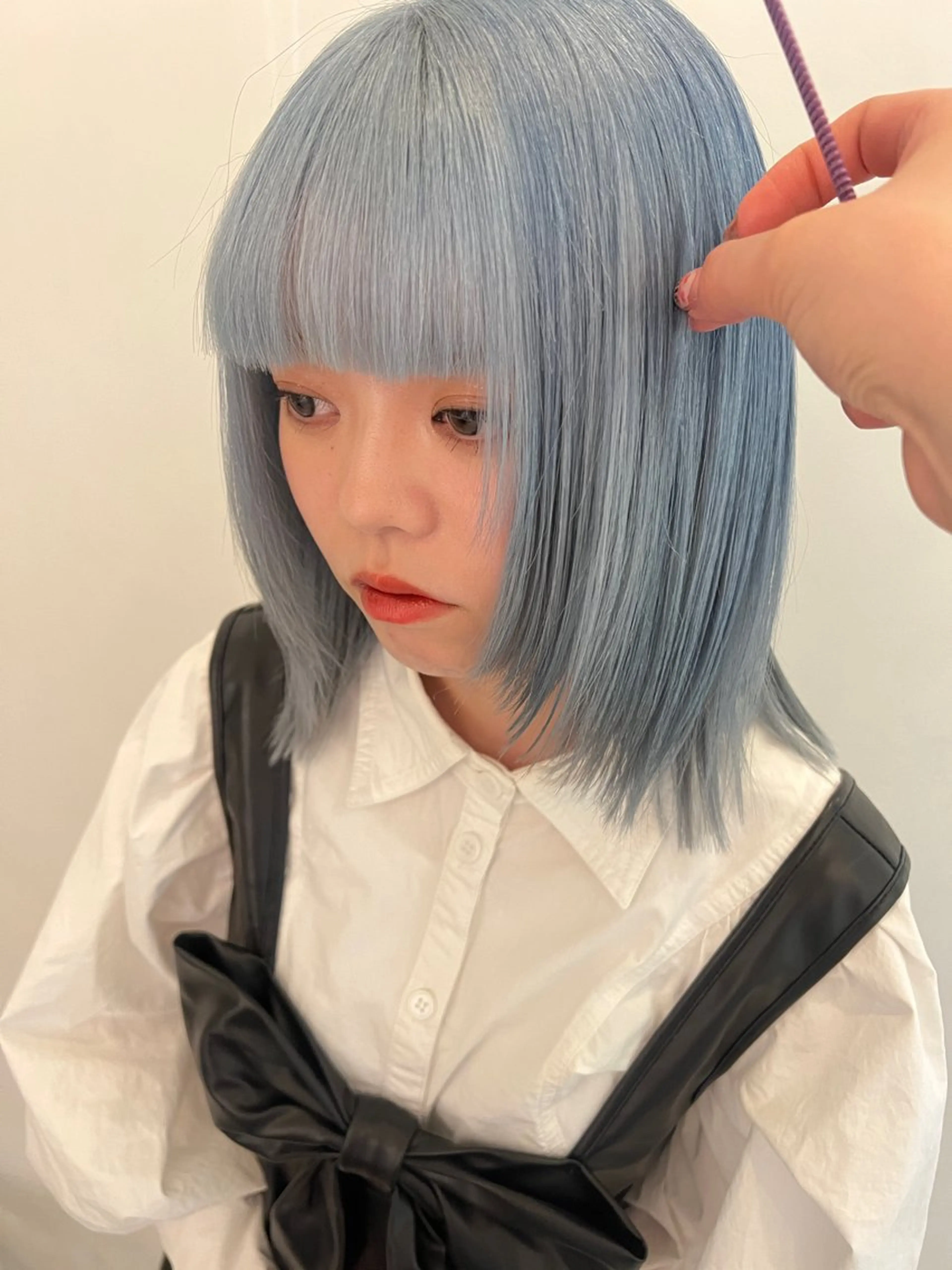 カラー hinata /ハイトーンのヘアスタイル