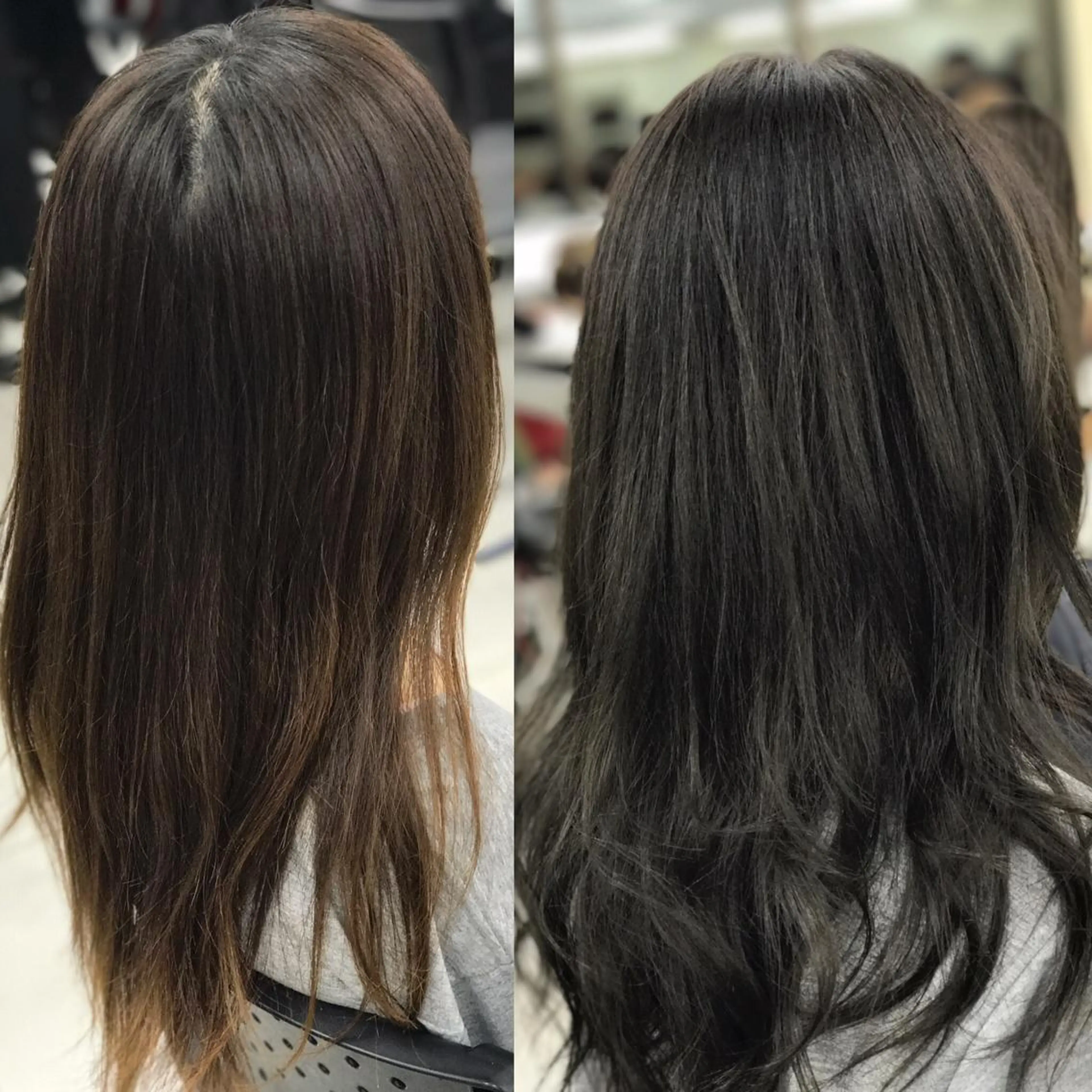 ロング カラー ブリーチ グラデーションカラー グレージュ AVANCE 長尾 尚悟のヘアスタイル