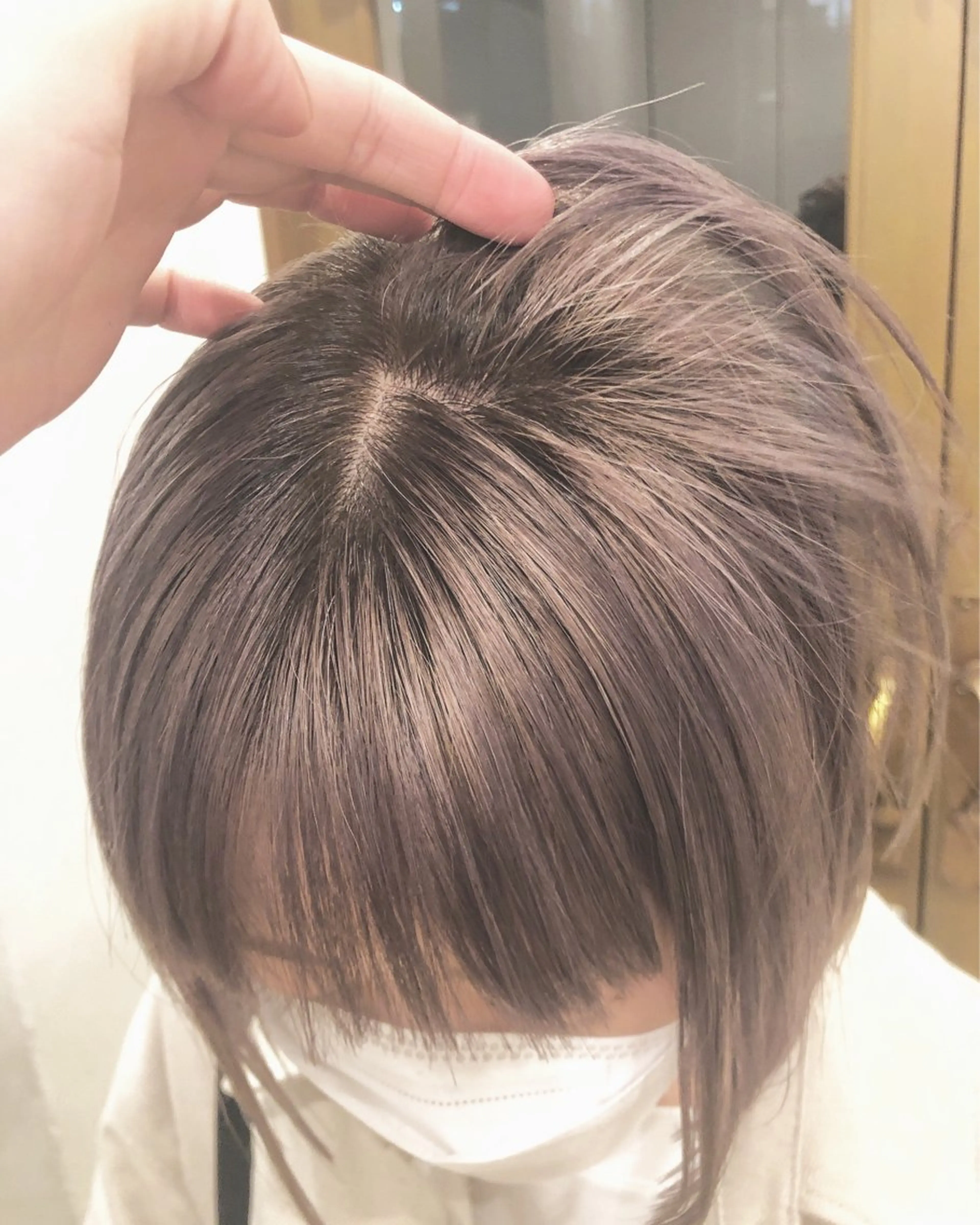 ショート カラー パーマ ヘアアレンジ 切りっぱなしボブ ベージュカラー ブリーチ ダブルカラー ミルクティーベージュ カット ヘアカラー トリートメント 【ツヤ髪美容師】 ツダケイスケのヘアスタイル