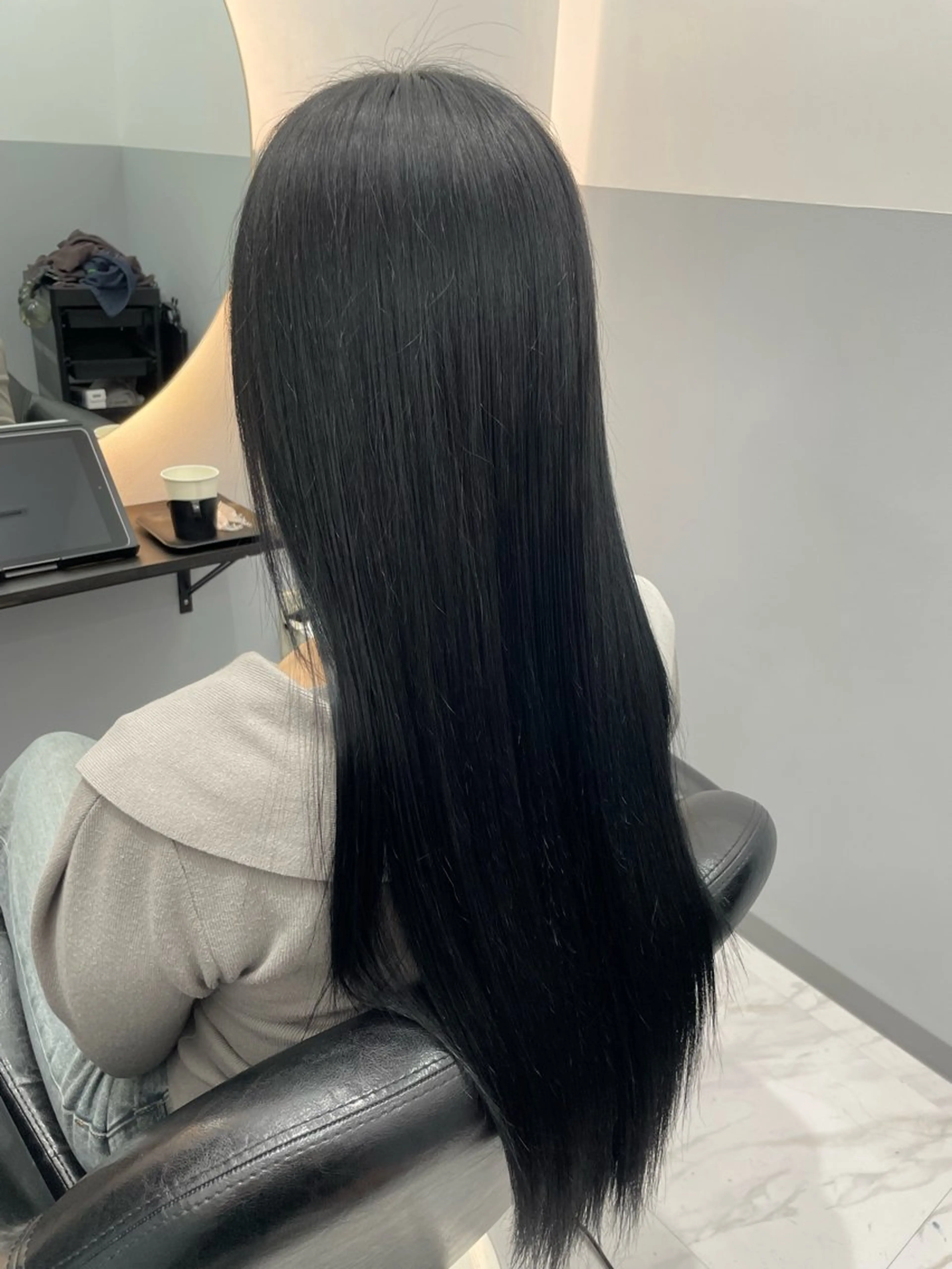 ロング ヘアカラー トリートメント 🦋saki🦋 髪質改善🦋のヘアスタイル