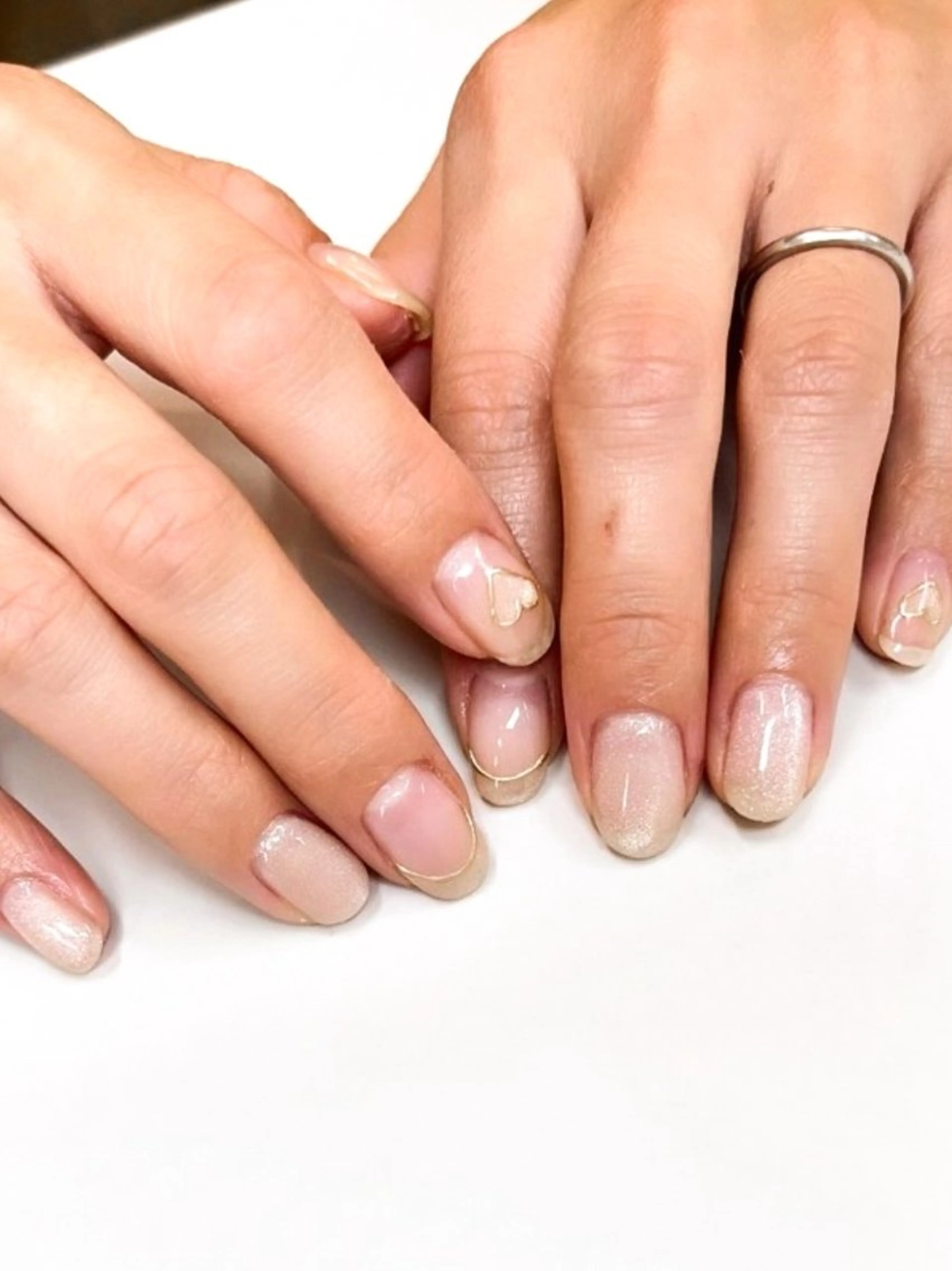 ネイル ジェルネイル マグネットネイル パラジェル chipie yuuのネイルデザイン