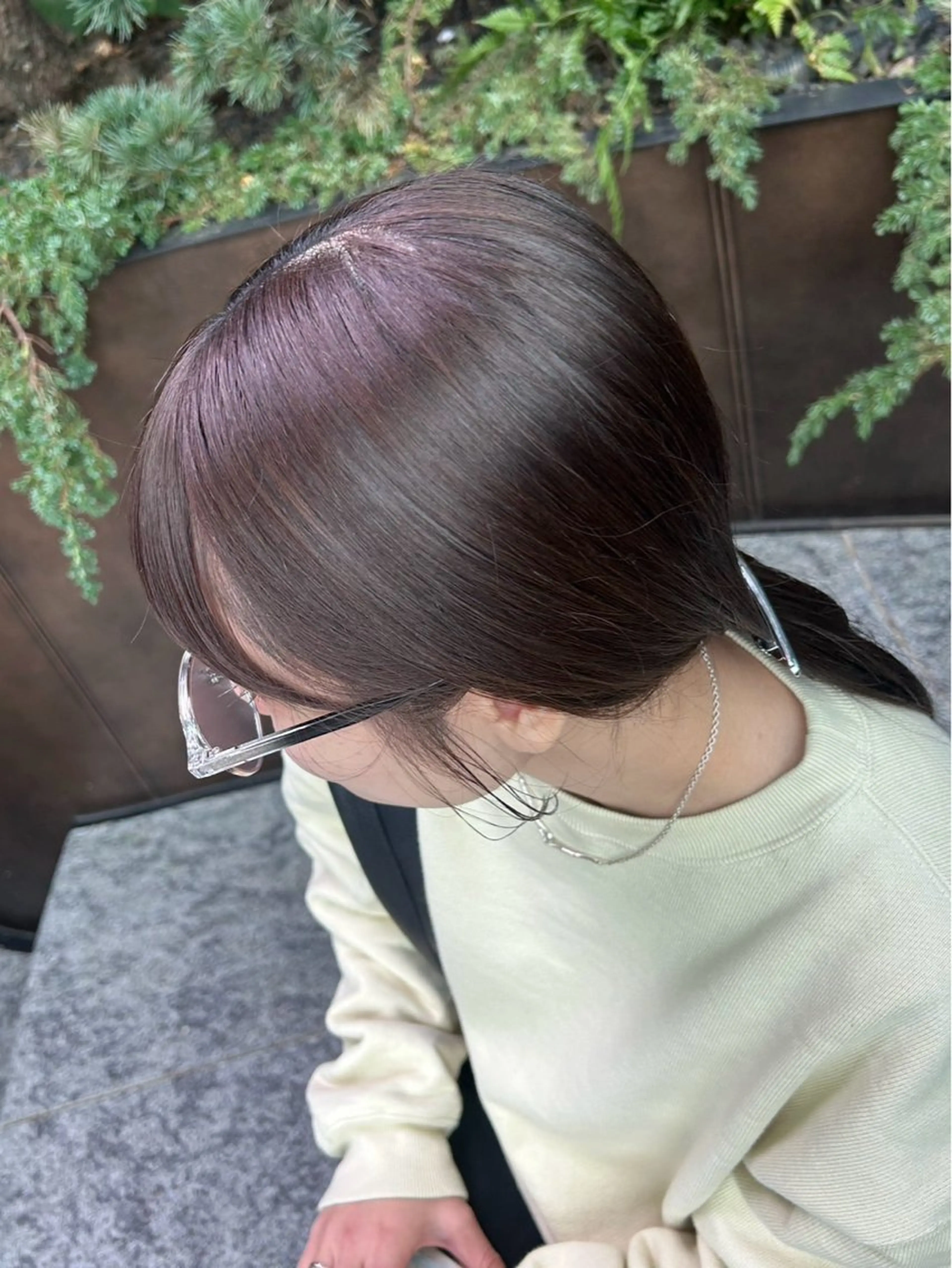 セミロング カラー パーマ ニュアンスパーマ ヘアカラー トリートメント 髪質改善ストレート✨ パーマヘア✨YUKIのヘアスタイル