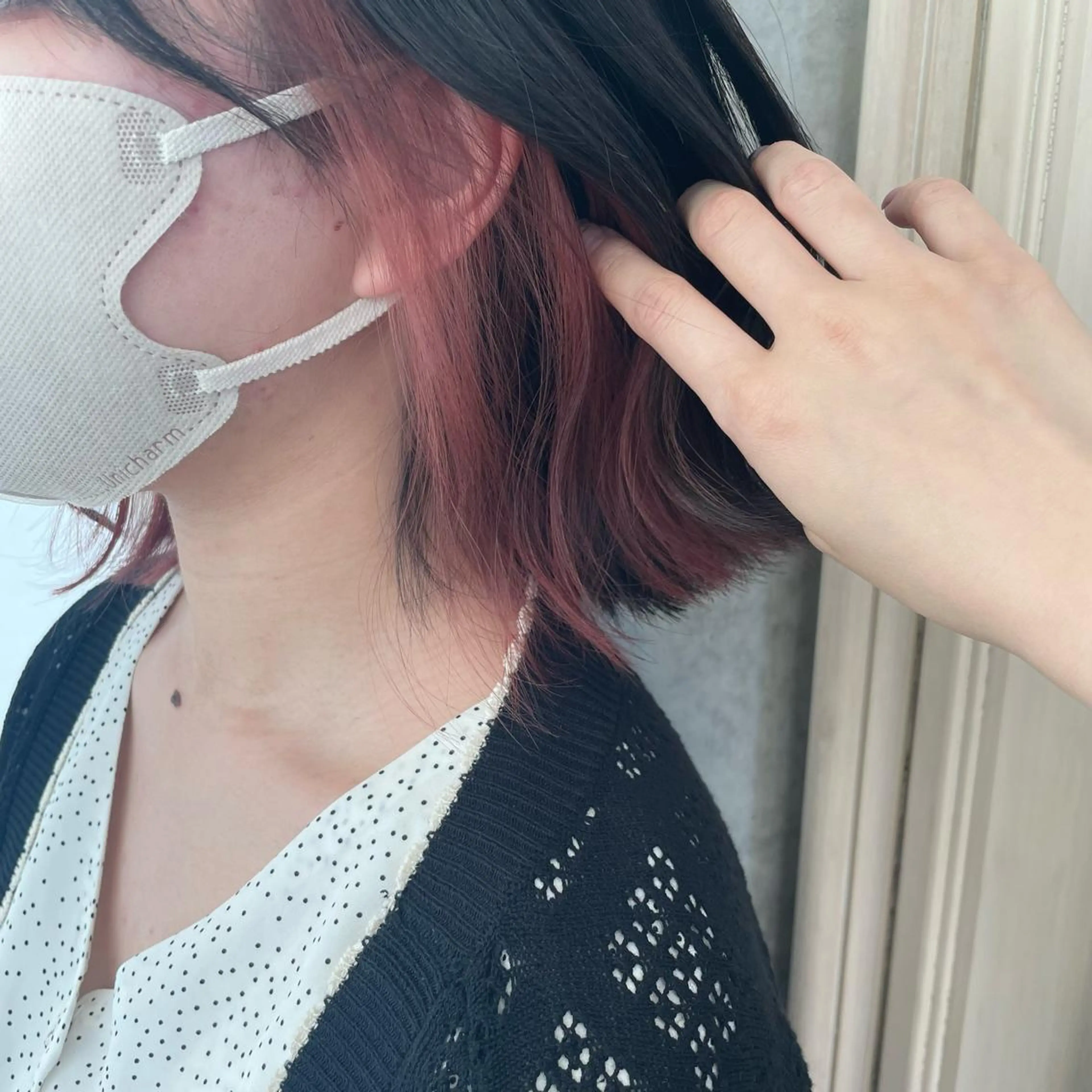 カラー イヤリングカラー ヘアカラー 🍪ﾖｼｲﾊﾙﾈ🍪 ﾗﾍﾞﾝﾀﾞｰｶﾗｰのヘアスタイル