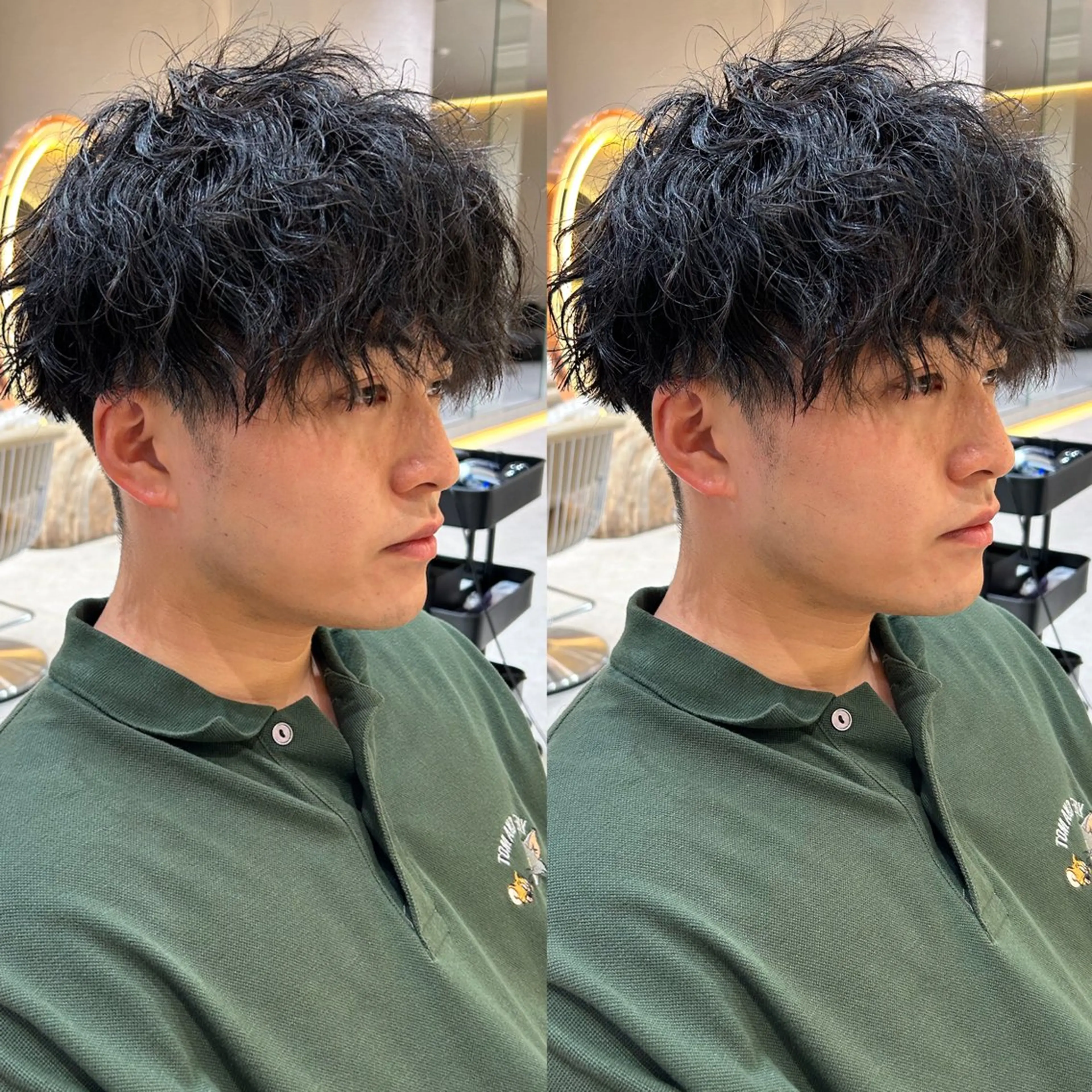 メンズ カット パーマ 大人メンズパーマ メンズ特化　萱原大幹のヘアスタイル