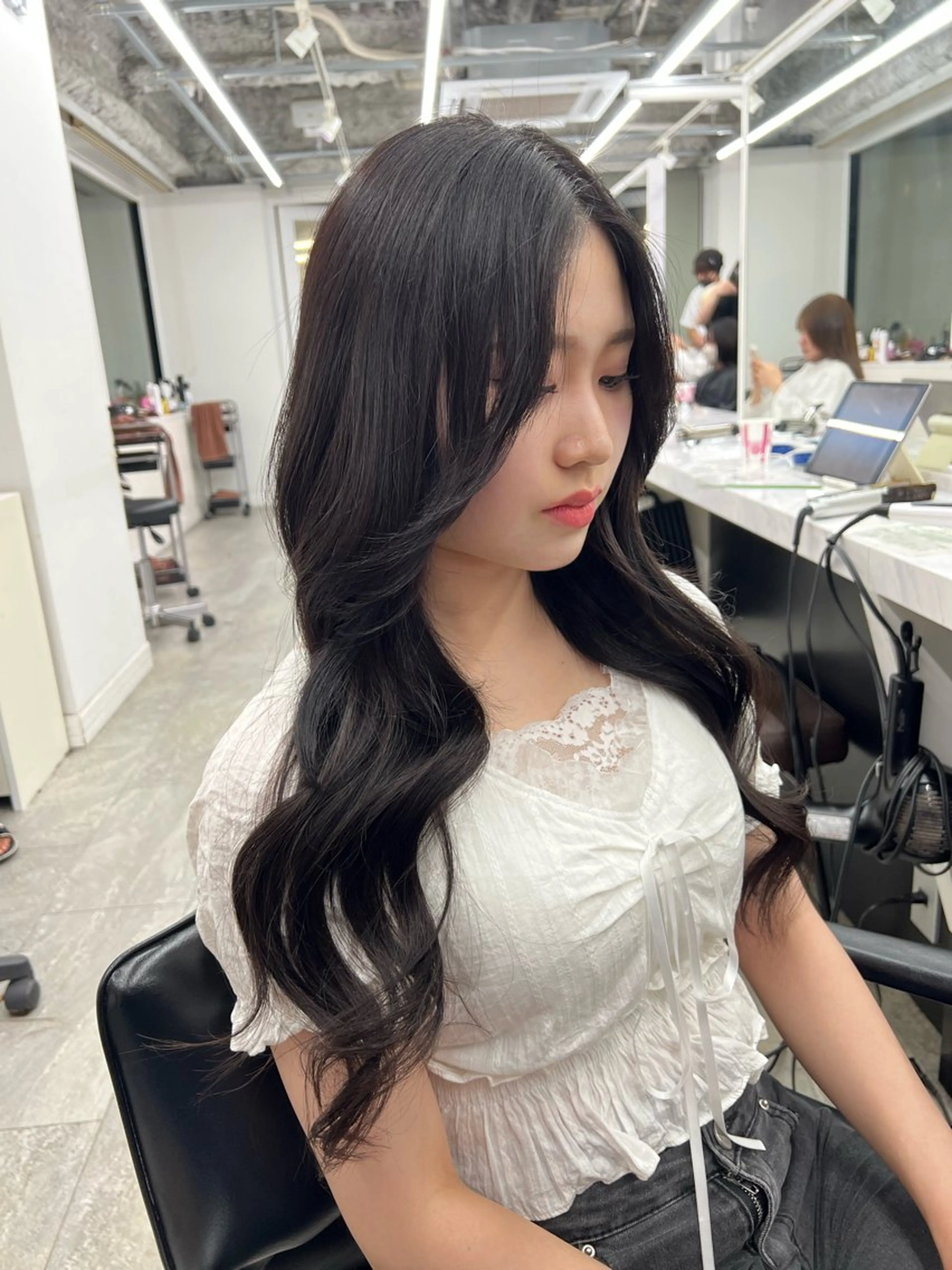 ロング カラー ヘアカラー エクステ とも🏆プルエクステ /髪質改善🏆渋谷のヘアスタイル