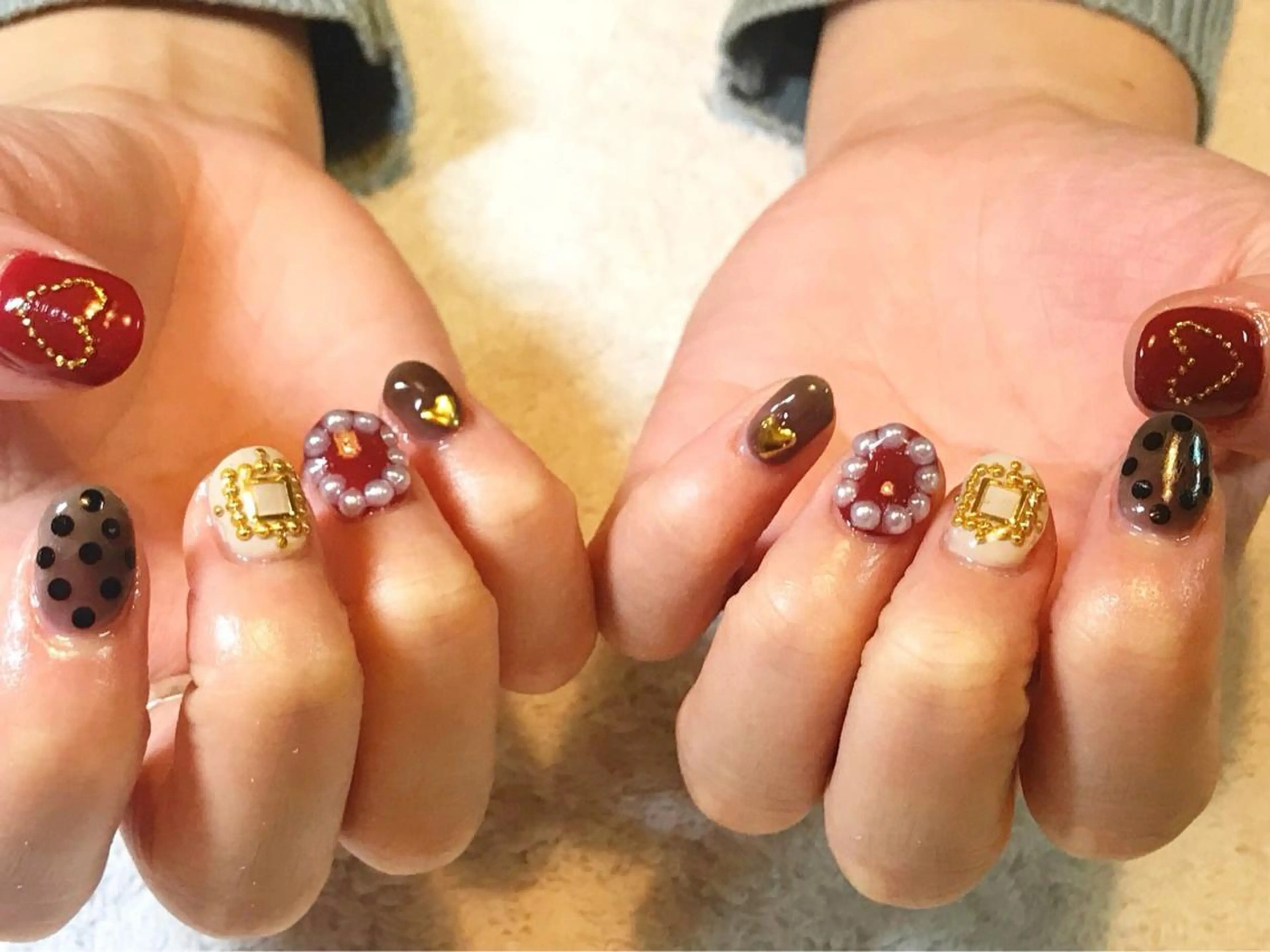 ネイル ハンドネイル フットネイル GéRanium Harukaのネイルデザイン