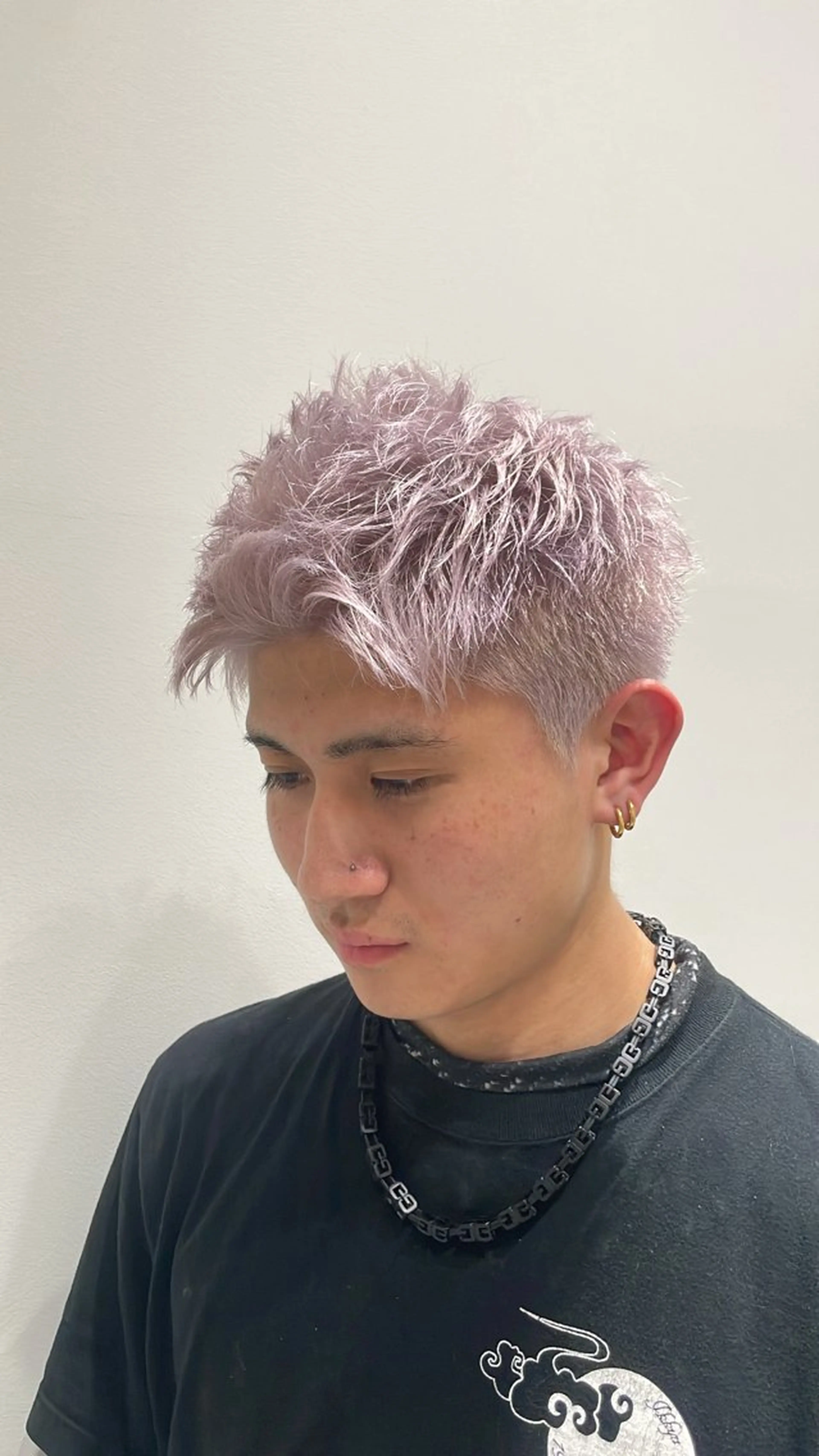 カラー メンズ 無料ショートモデル 募集中❗️秋山ひらいのヘアスタイル