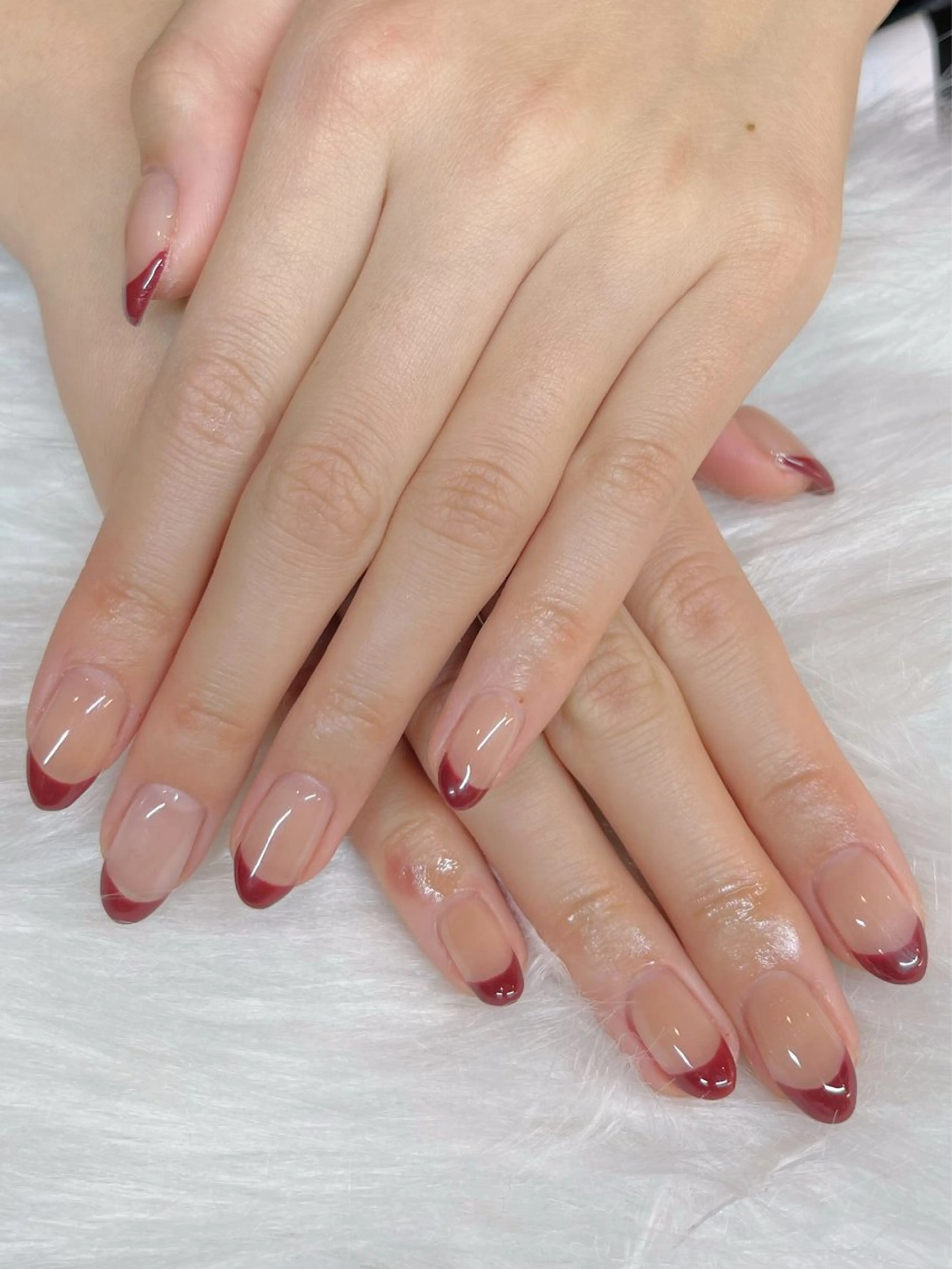 ネイル フレンチネイル ハンドネイル タナカ ユメのネイルデザイン