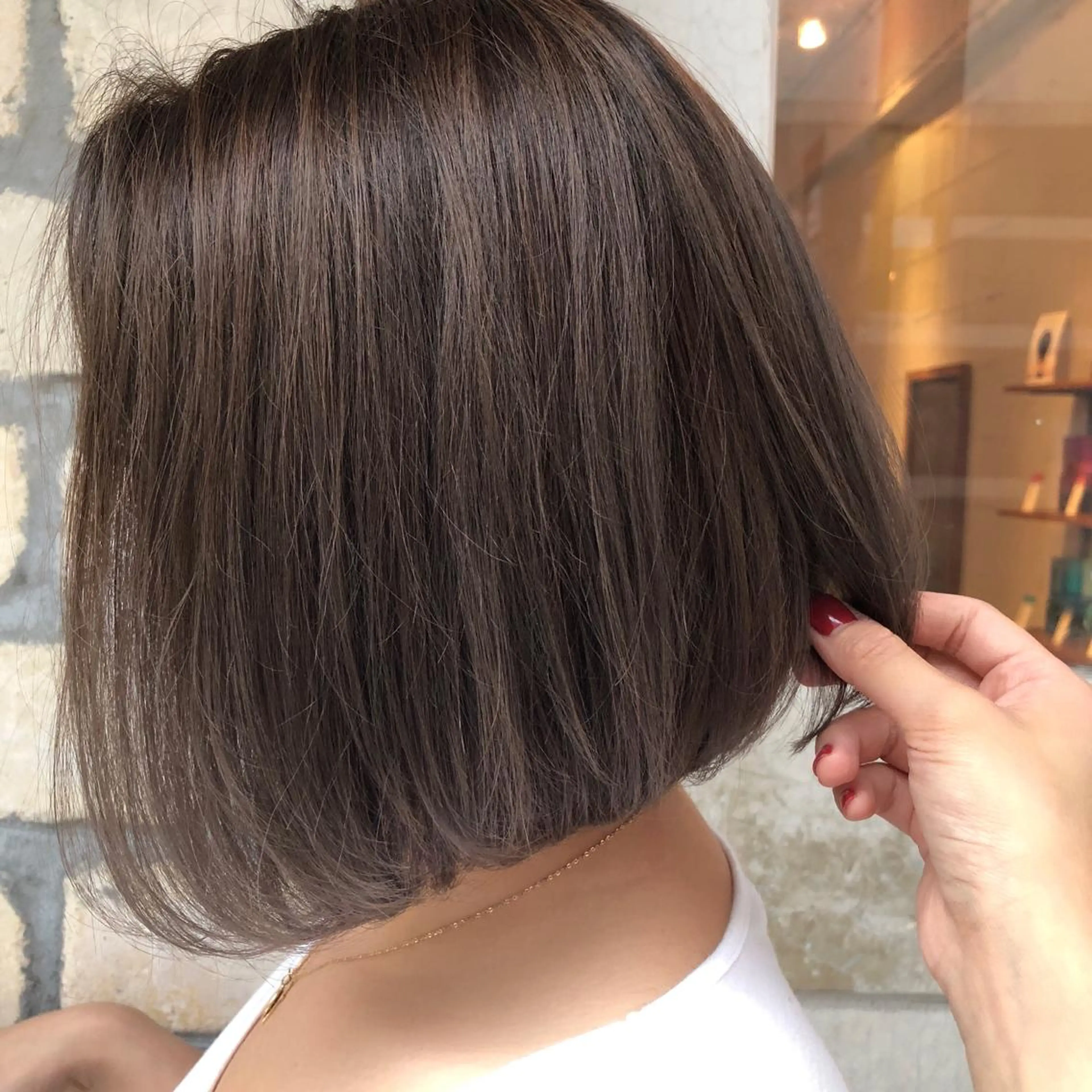 ミディアム カラー emme エミィ/立川のヘアスタイル