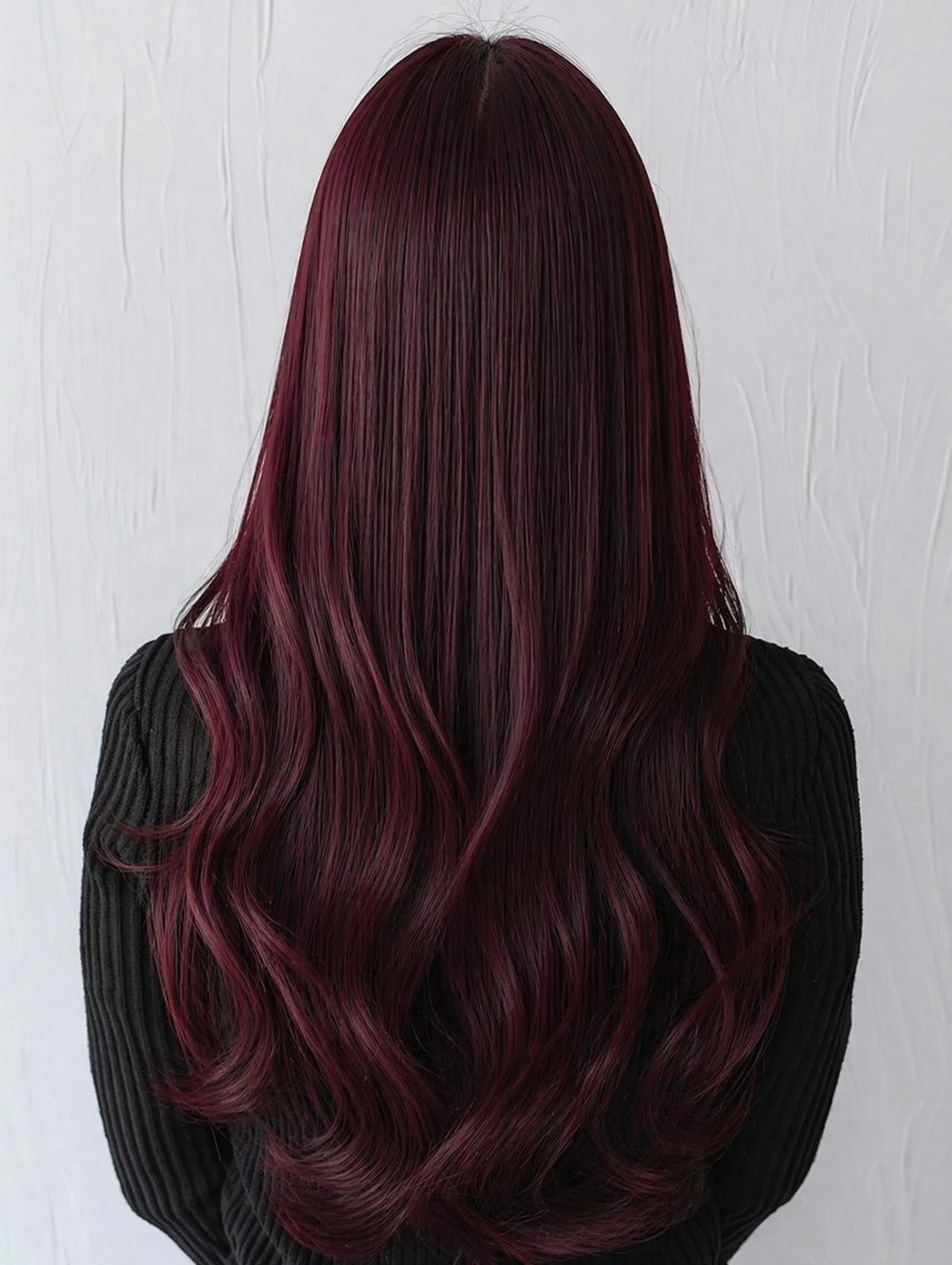 【🍒圧倒的艶感🍒】赤み系カラー＋顔周りカット￥4400の写真