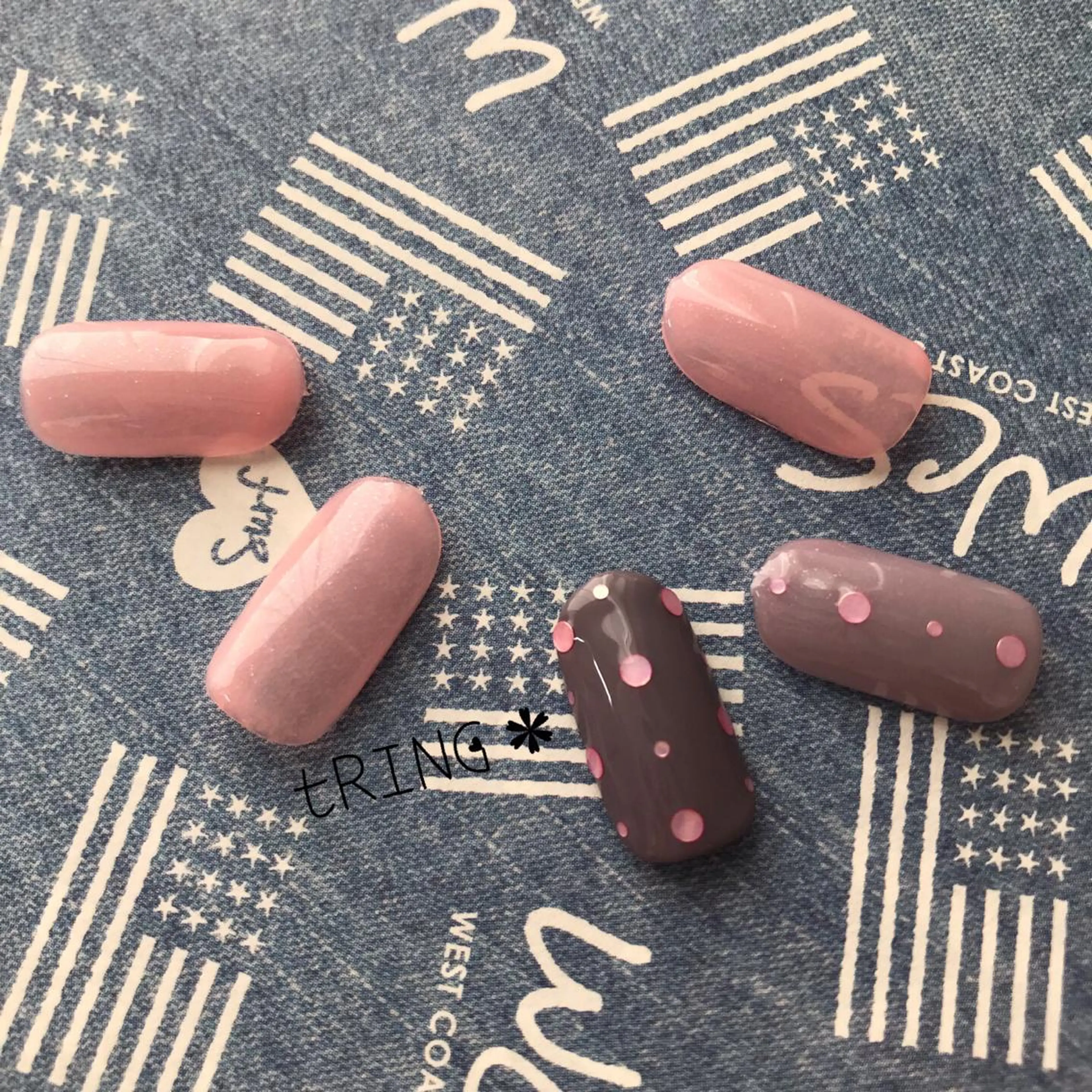 ネイル ハンドネイル tRING＊ しいの木台のネイルデザイン
