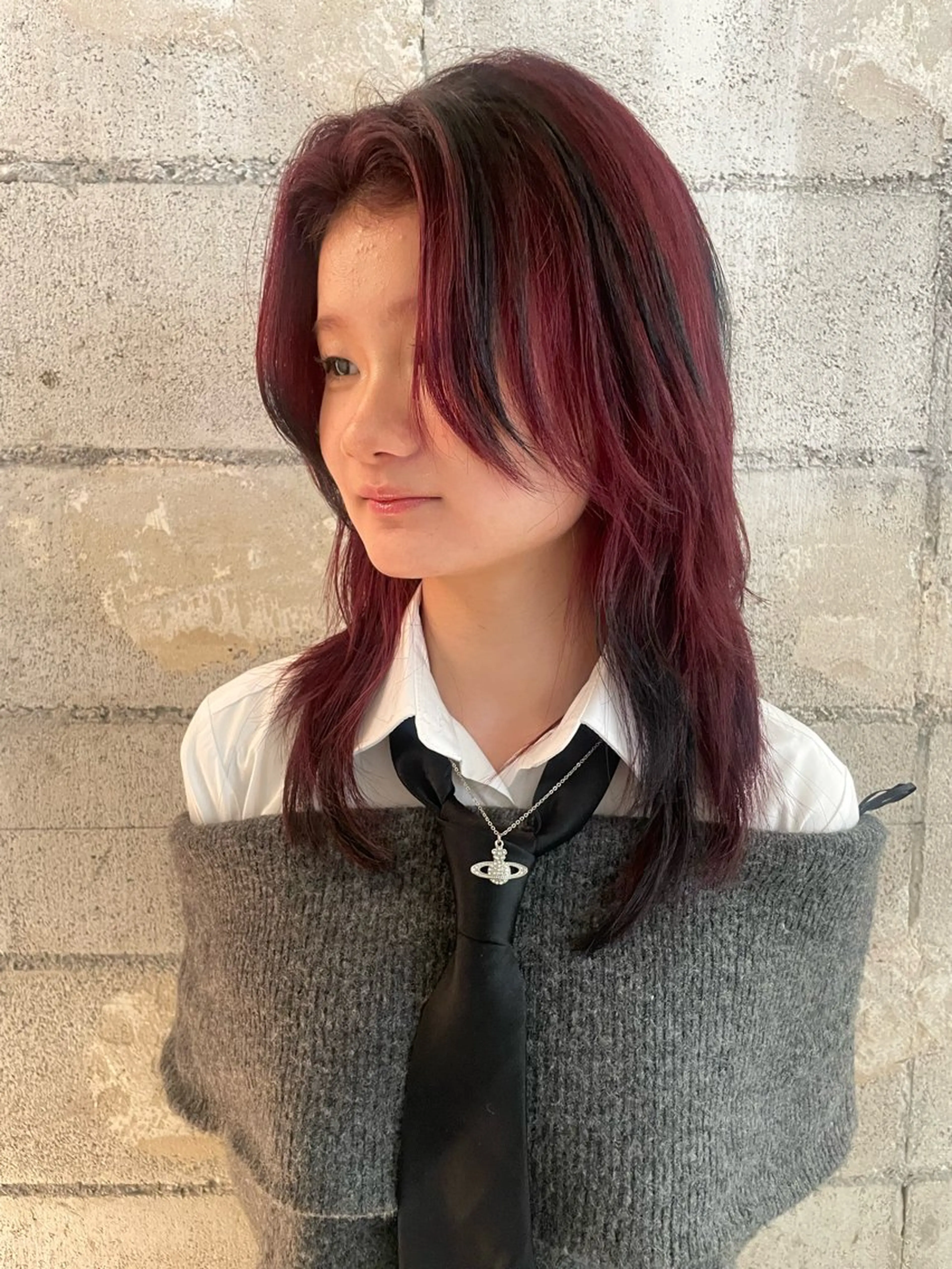 ロング デザインカラー★★★ Haco+shihoのヘアスタイル