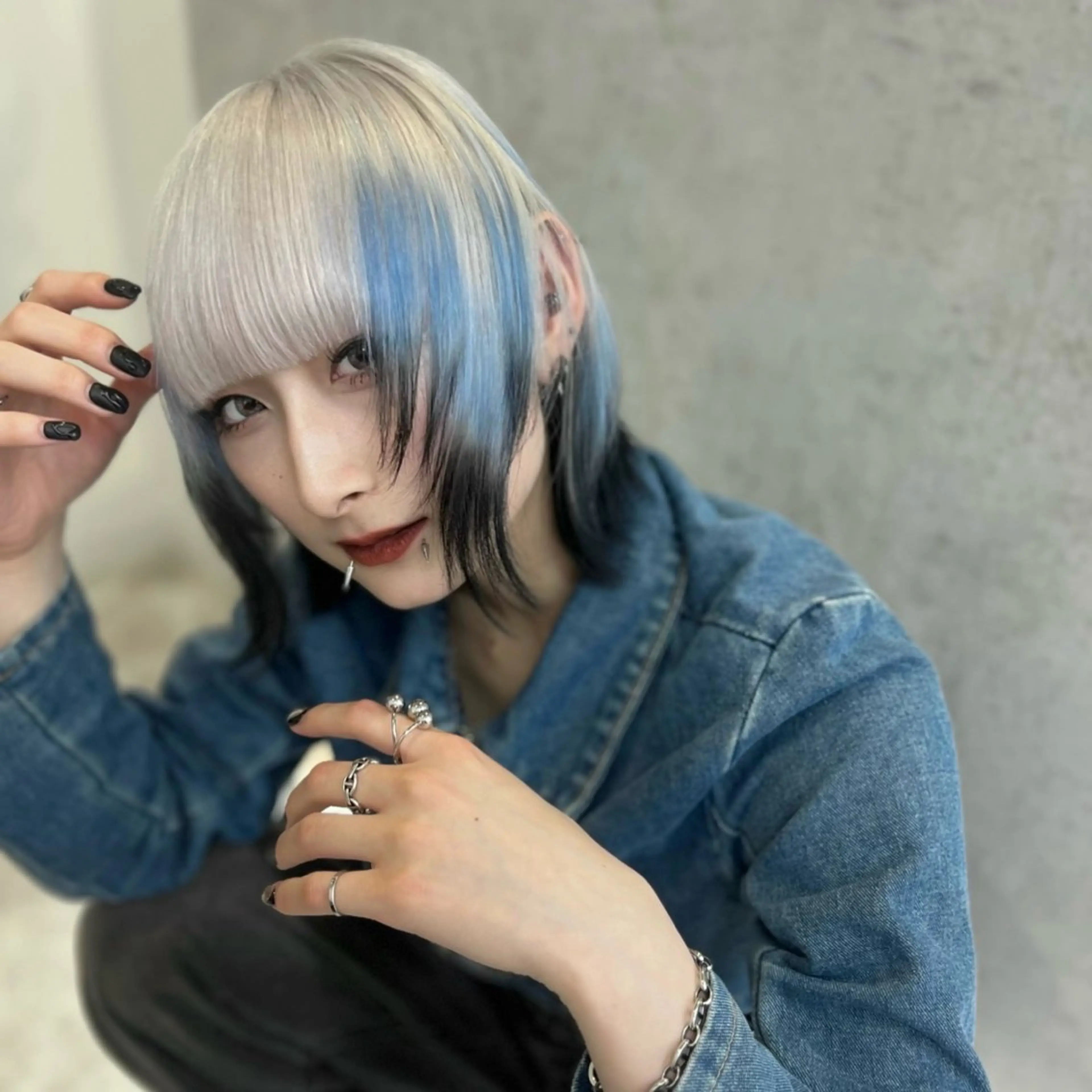 ミディアム カラー ヘアカラー Ren. 🦋デザインカラーのヘアスタイル