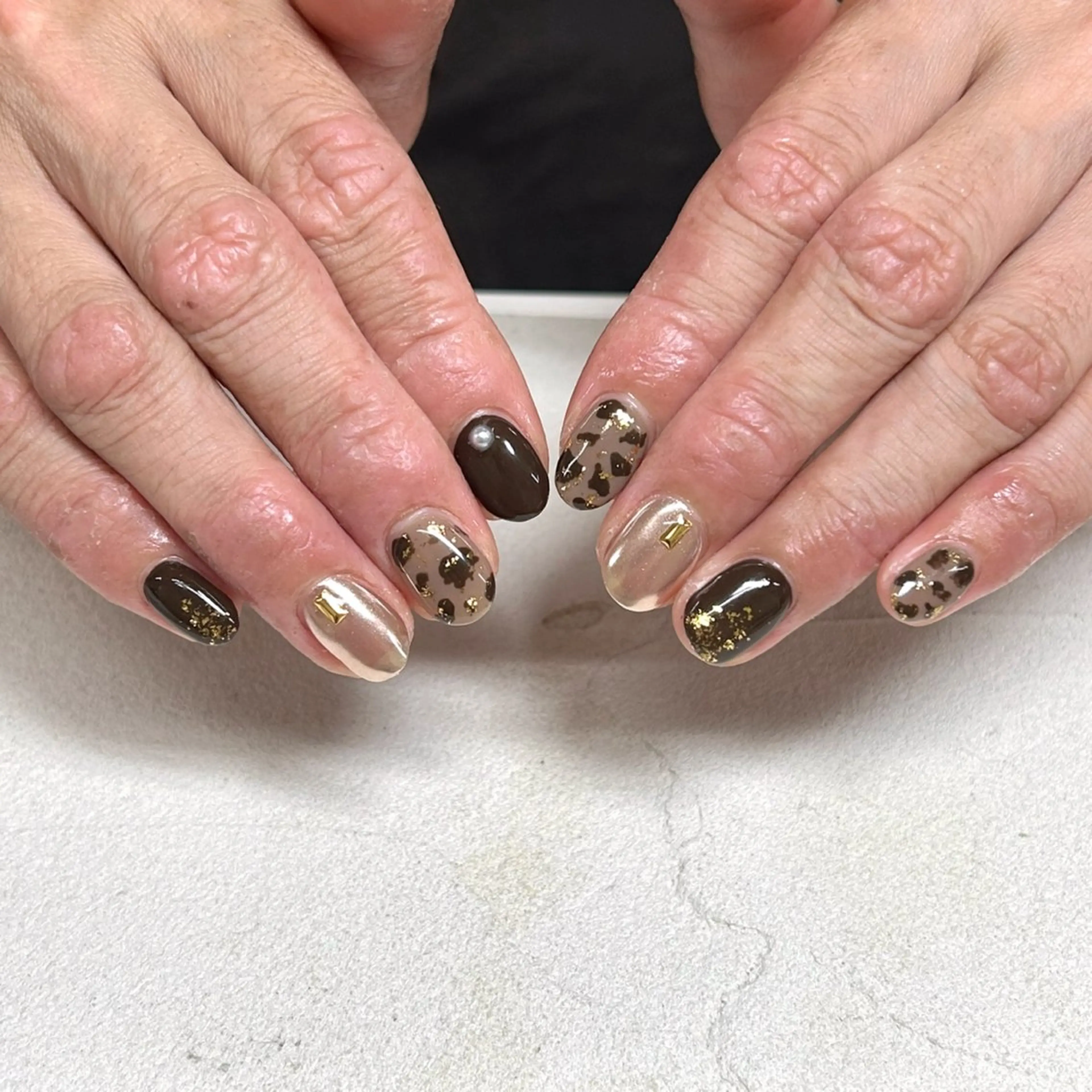 ネイル アニマル柄 REMIA 🤍harukaのネイルデザイン