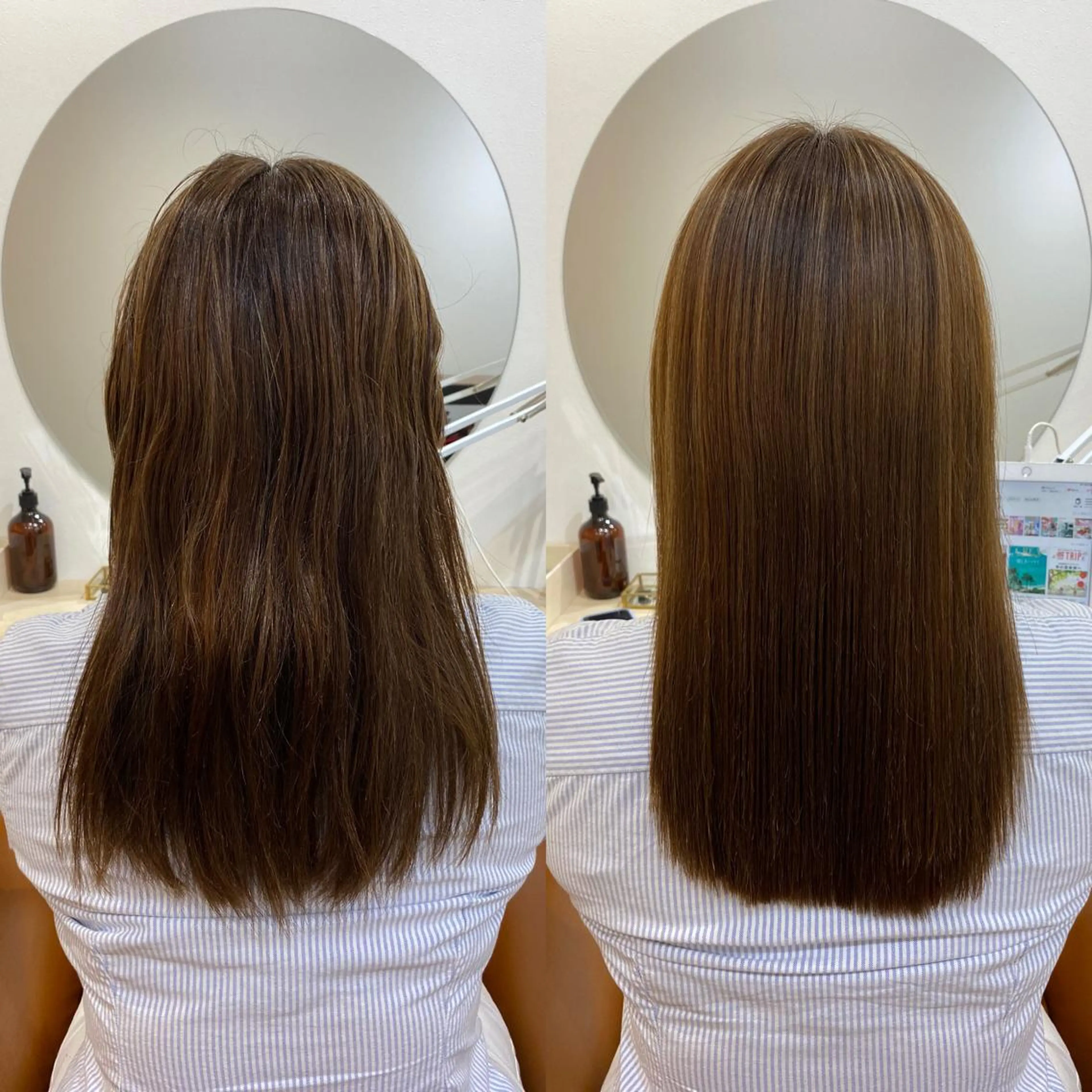 セミロング 東野 拓海のヘアスタイル