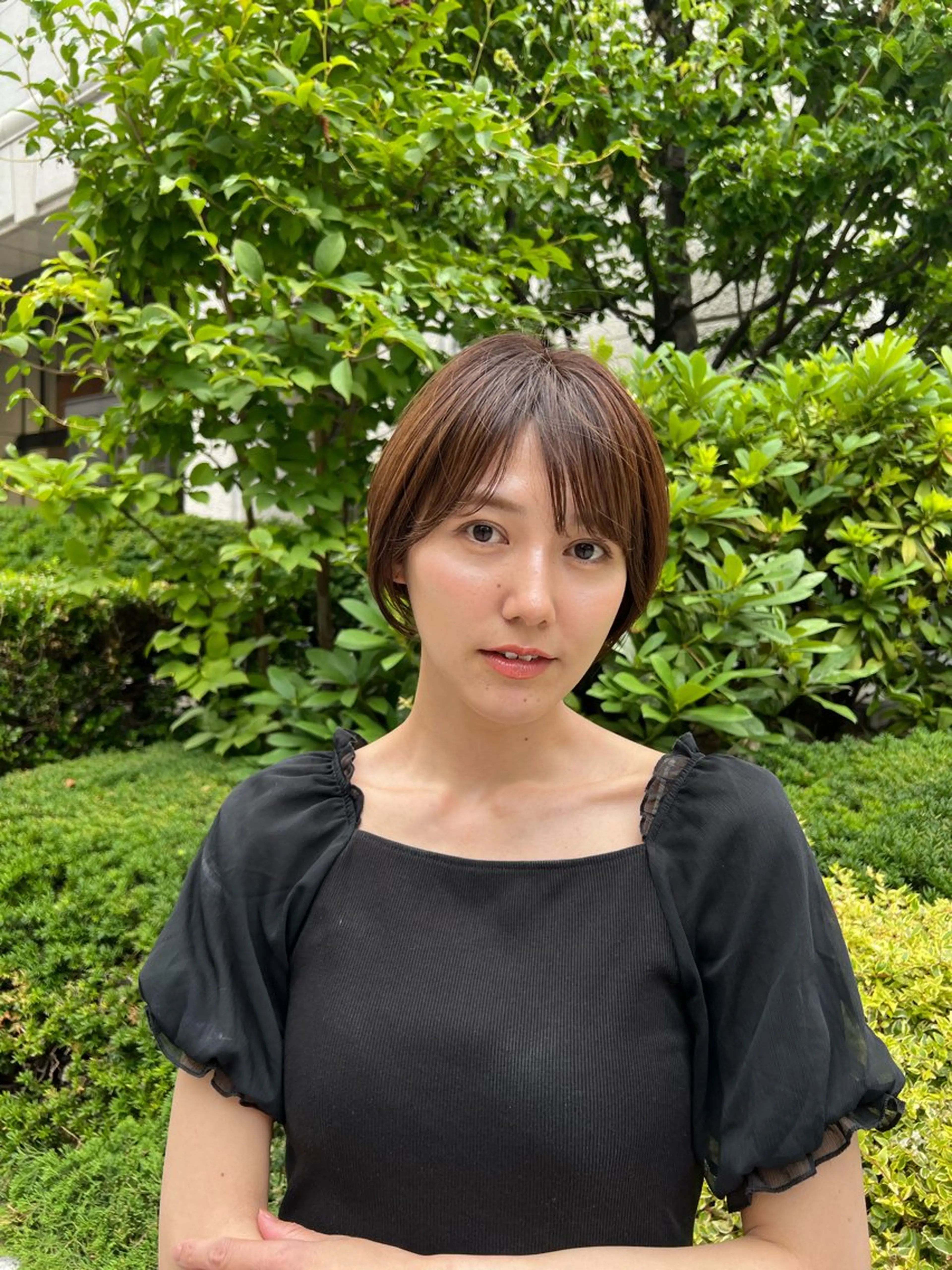 ショート ショートボブ ボブ 韓国風ヘア ショートヘア 小顔カット カット ヘアカラー トリートメント 新井　翼/銀座 メンズお任せくださいのヘアスタイル