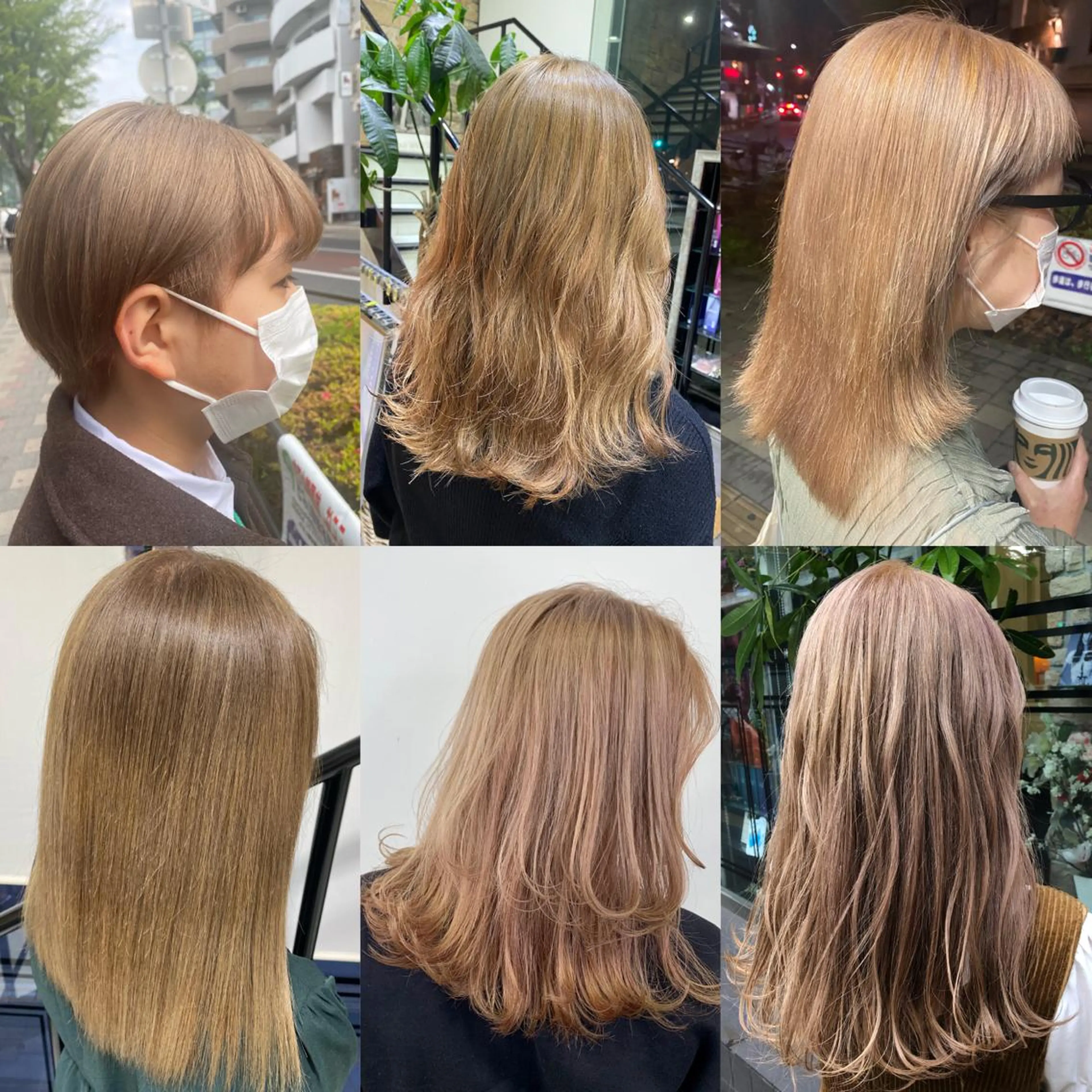 ロング カラー ヘアアレンジ TSUNA 🌙 Lim 五反田のマツエク・マツパデザイン