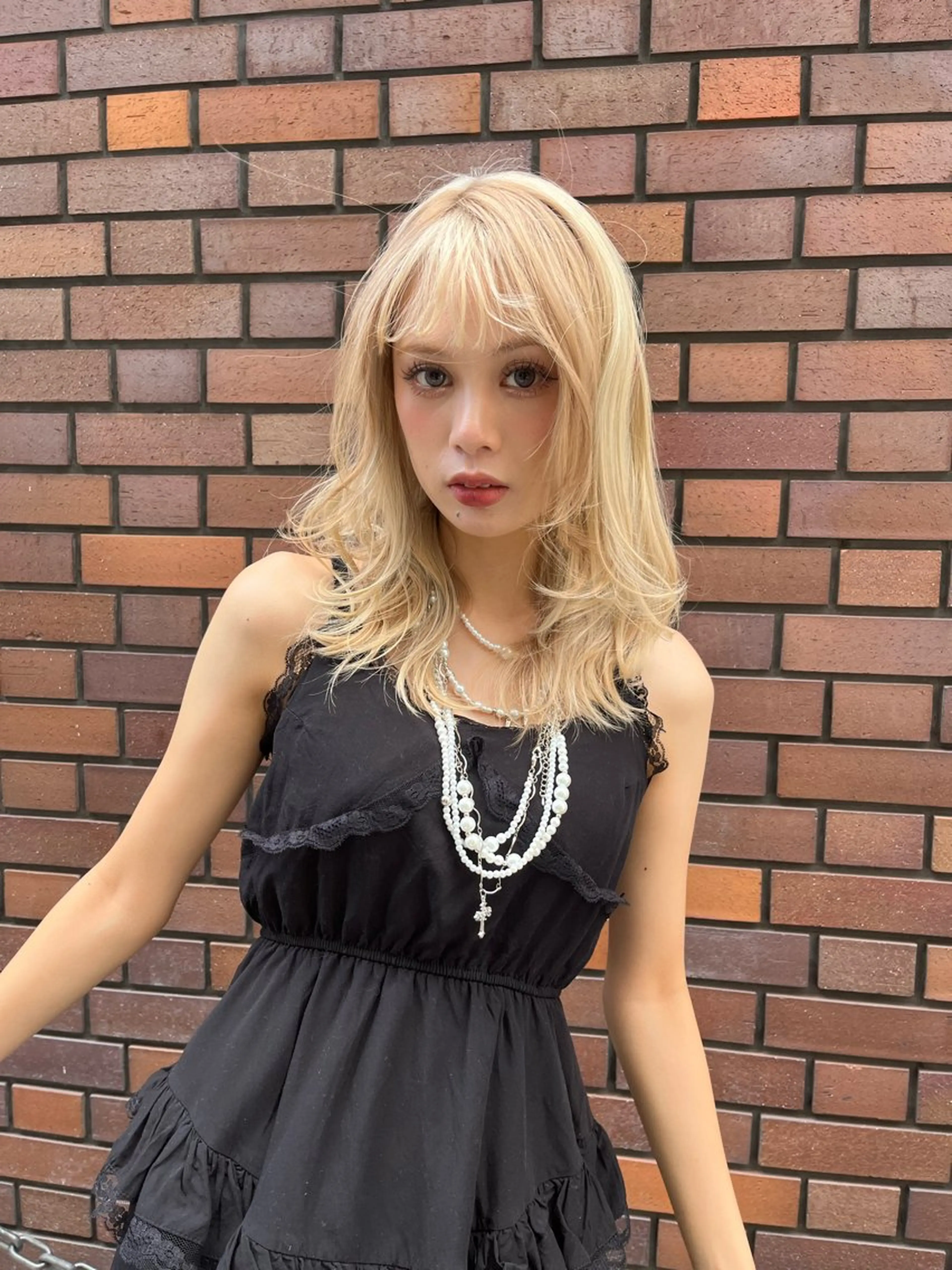 セミロング カラー 逢坂 智也のヘアスタイル