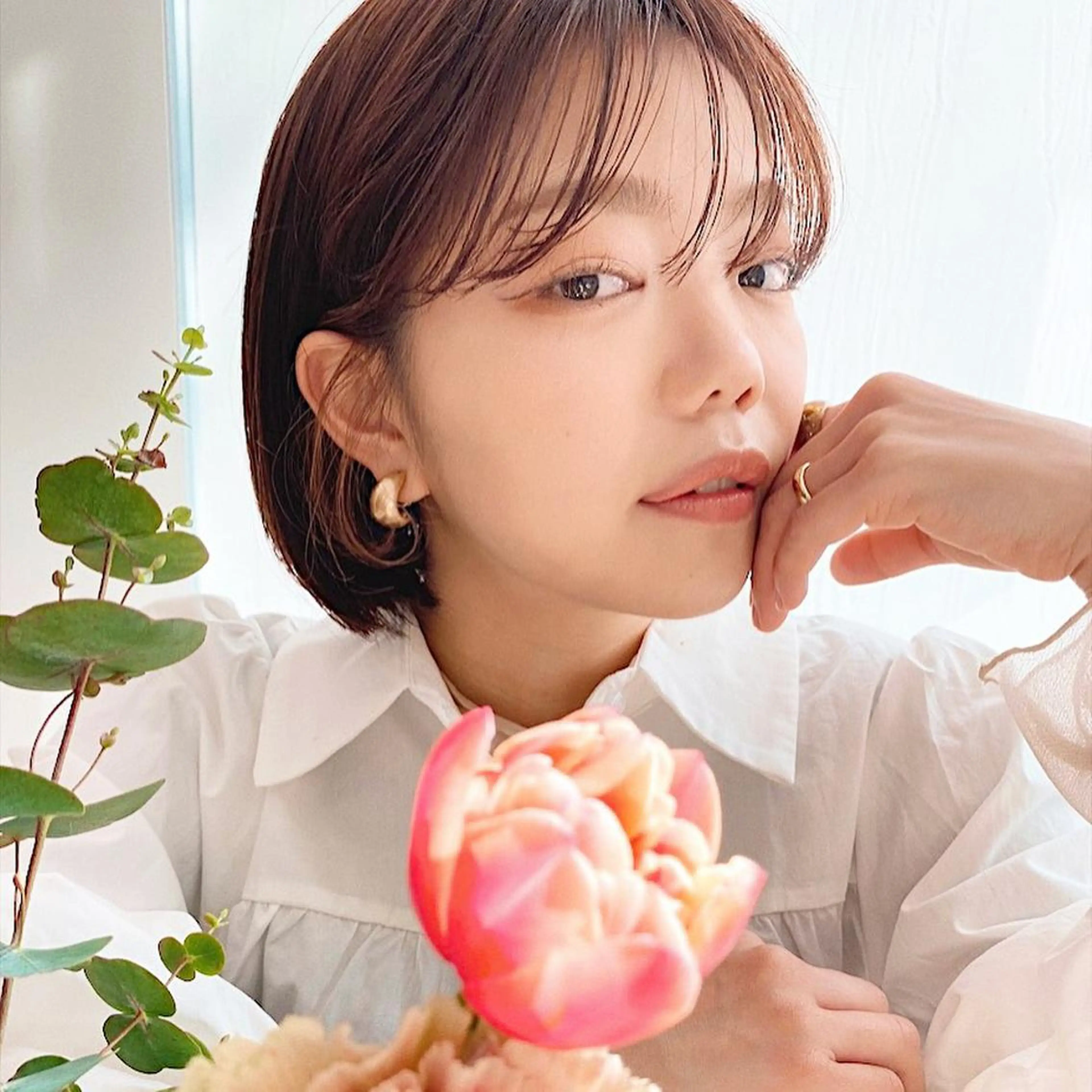 ショート カラー カット ヘアカラー 縮毛矯正 西山梨々【5/1〜 復帰致します🌼】のヘアスタイル