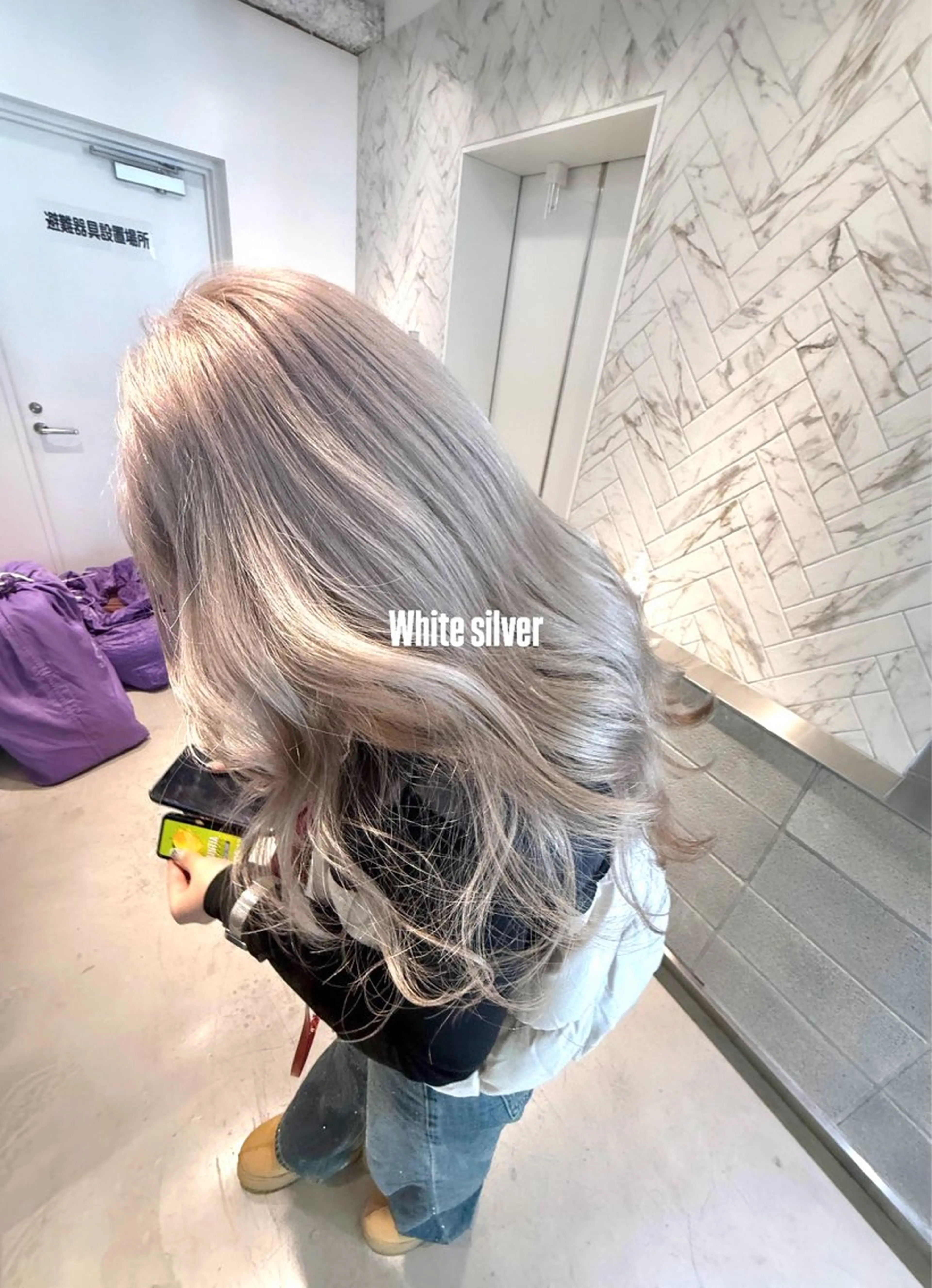 ロング ヘアカラー トリートメント 《店長》欧米風/ﾃﾞ ｻﾞｲﾝNO.1/雅のヘアスタイル