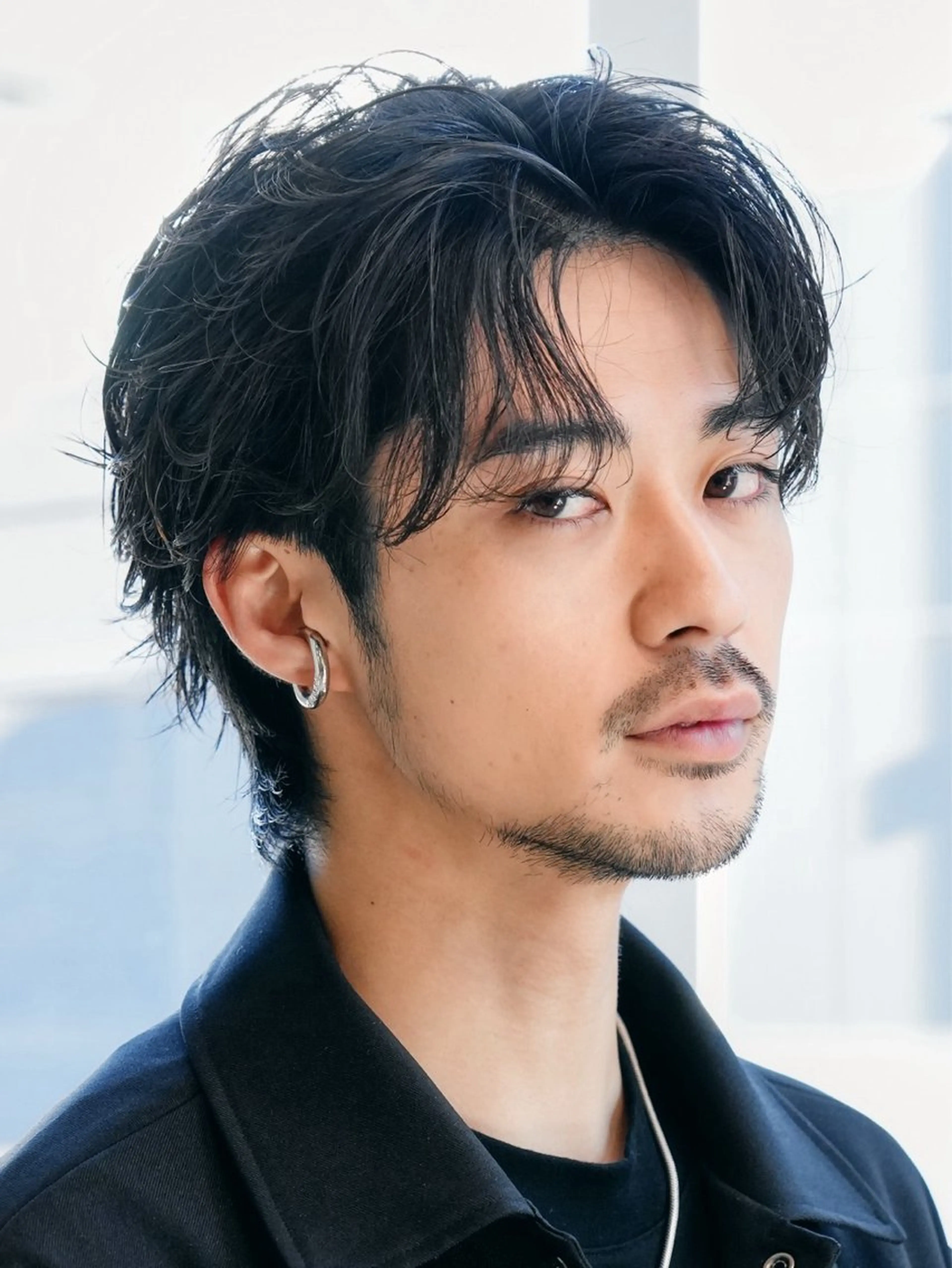 メンズ フェザーパーマ マッシュ メンズパーマ 学生（メンズ向け） メンズツイストパーマ fifth men's原宿所属・fifth/原宿/ シャドウパーマ/カズのヘアスタイル