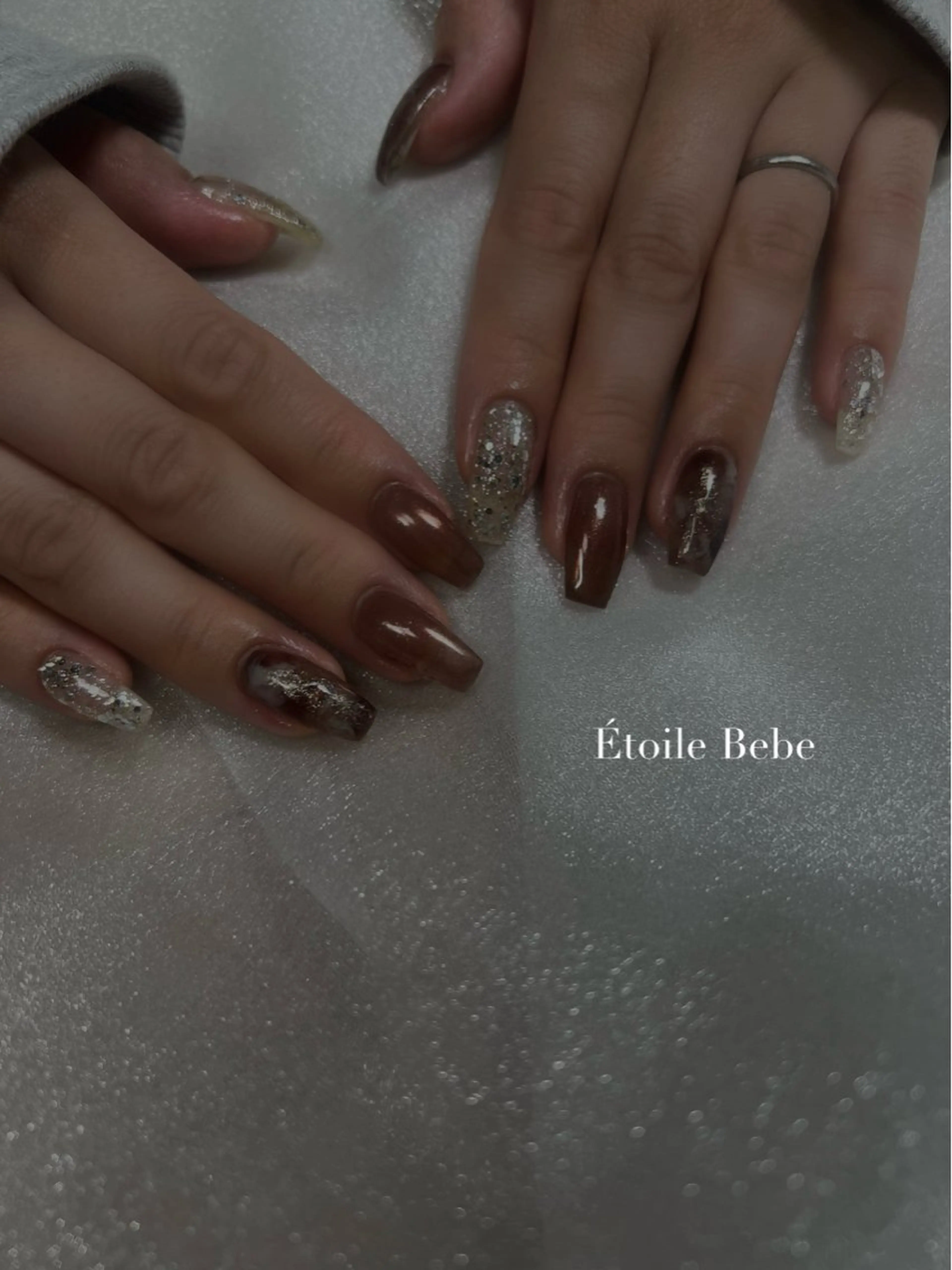 ネイル フラッシュネイル マグネットネイル ニュアンスネイル ワンカラーネイル ハンドネイル Étoile Bebeのエステ・リラクイメージ