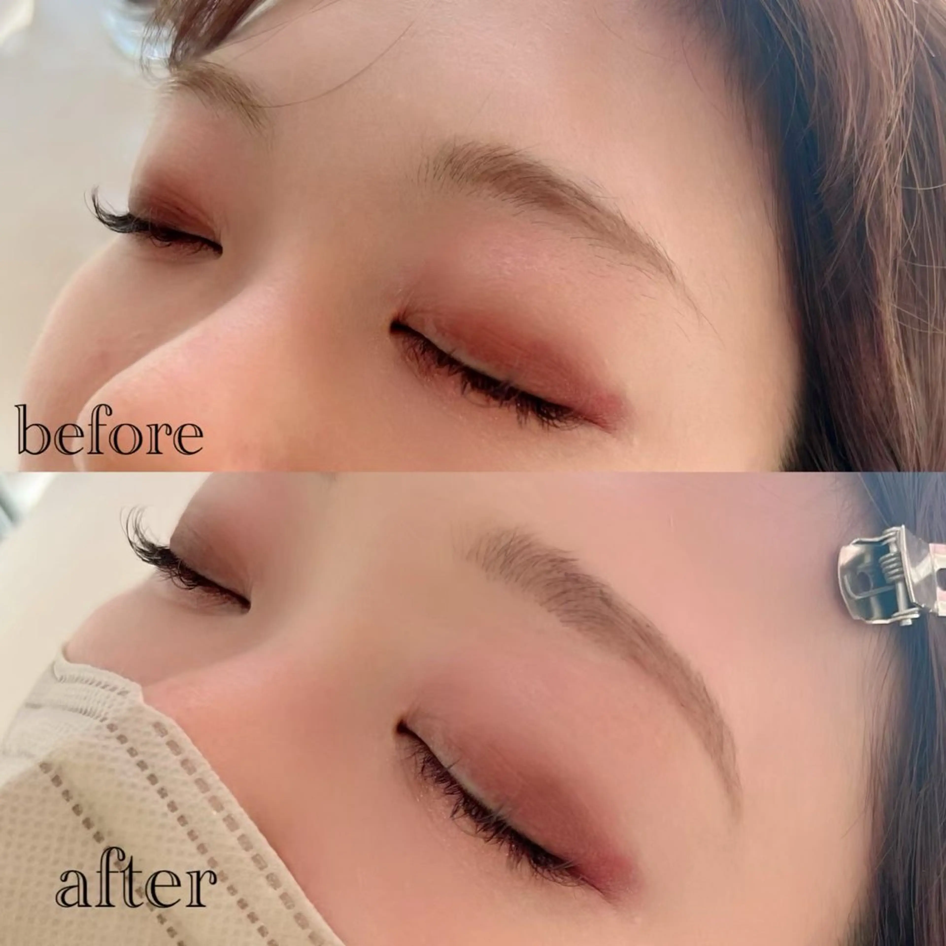 アイブロウ 眉毛ワックス脱毛 オクターブ天神店 ウラベのマツエク・マツパデザイン