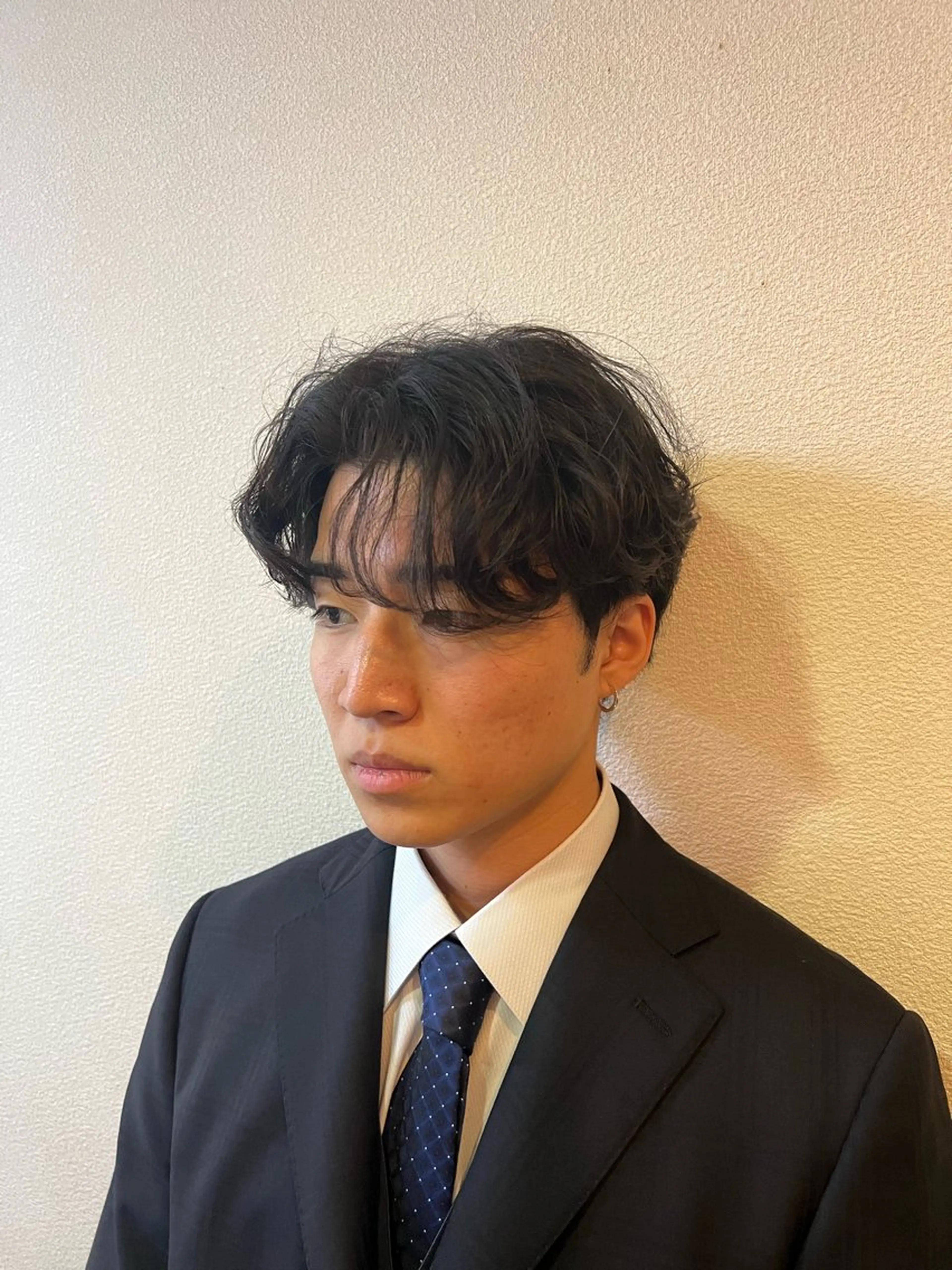 パーマ ヘアアレンジ メンズ 名古屋/落ちる黒 黒染め落としのヘアスタイル