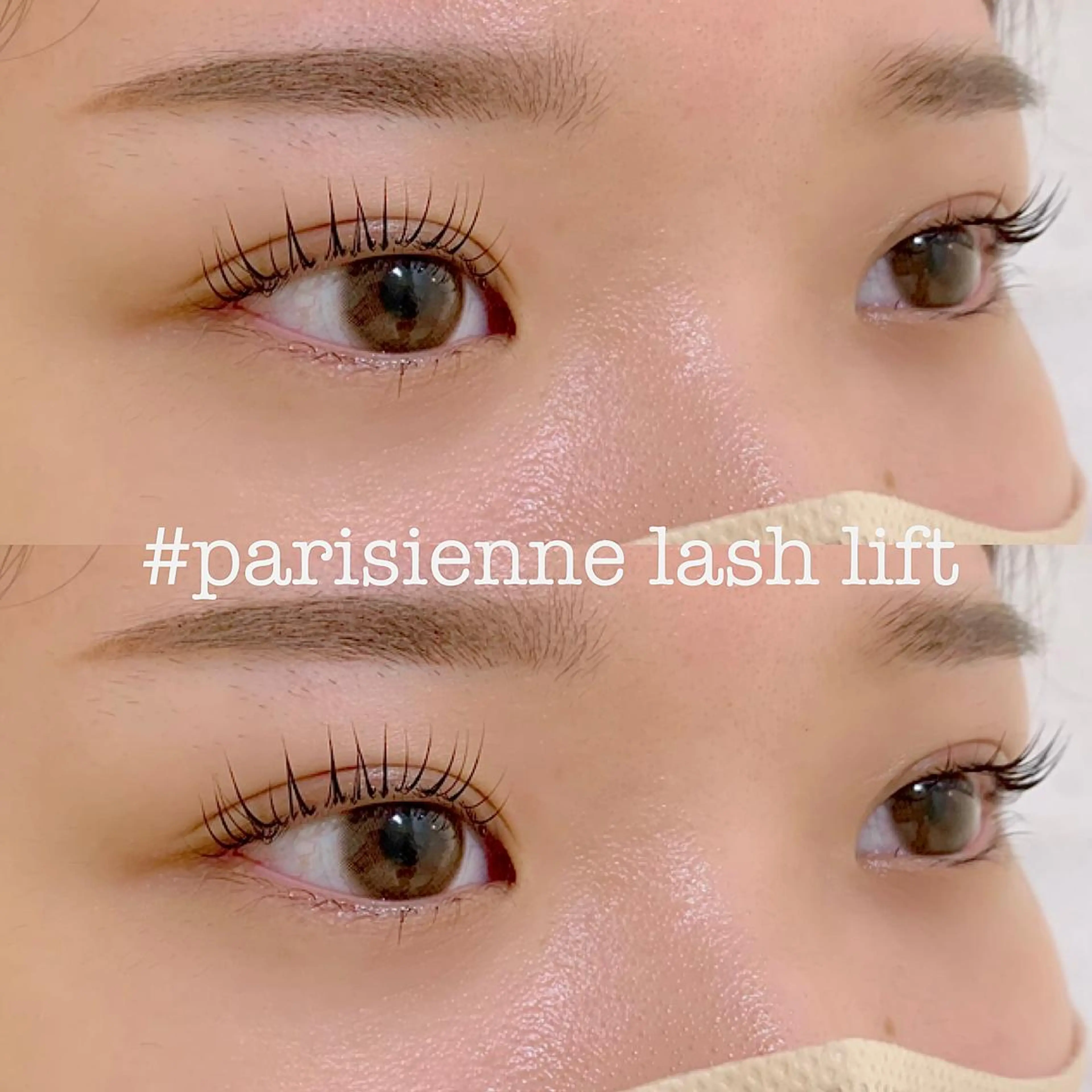 マツエク・マツパ パリジェンヌラッシュリフト まつげパーマ 一重×まつ毛パーマ マツパ 萌花　moeka /韓国/レイヤーのヘアスタイル