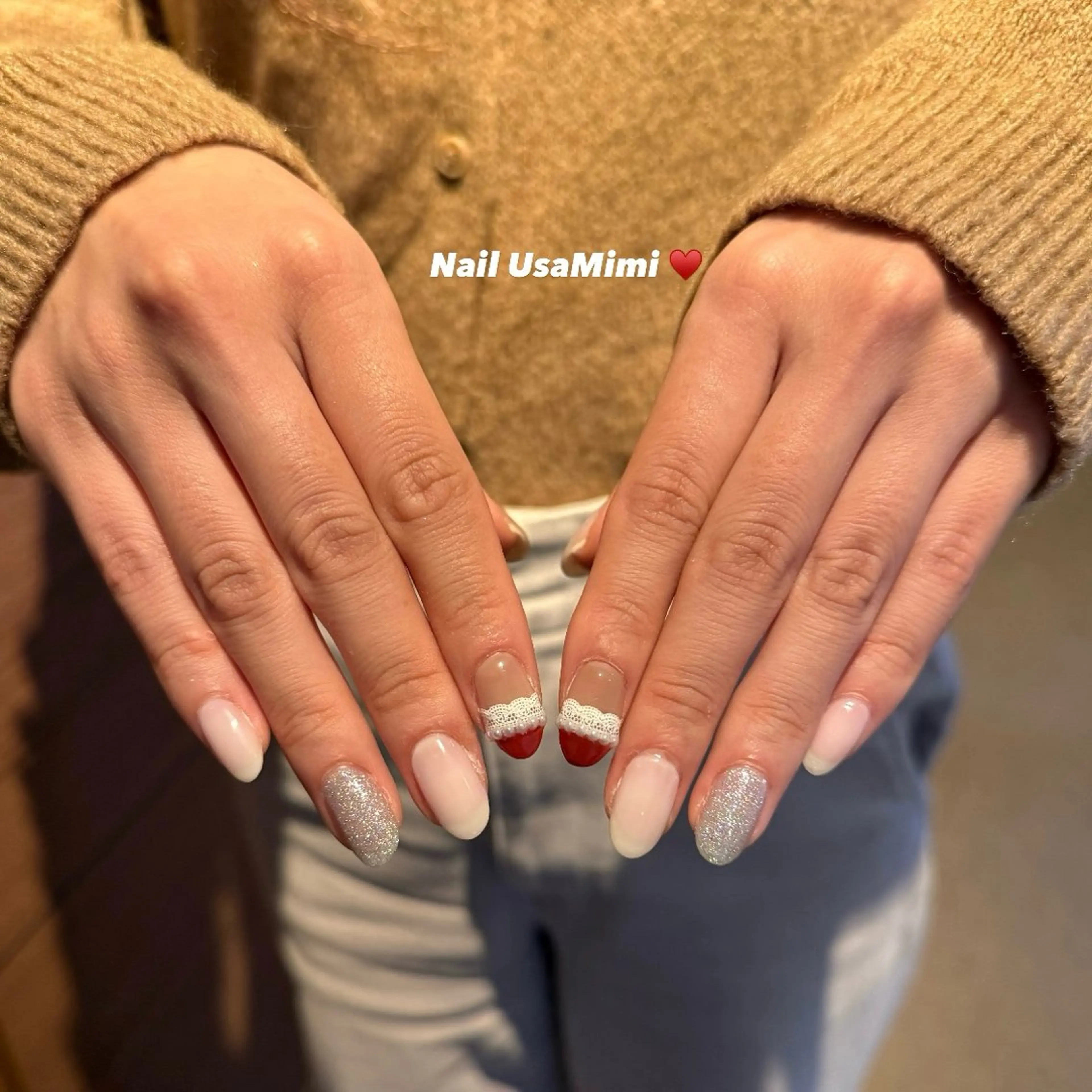 ネイル アートネイル ジェルネイル 氷ネイル・うるうるネイル 韓国ネイル マグネットネイル ハンドネイル 本町NailUsaM imi KEINAのネイルデザイン