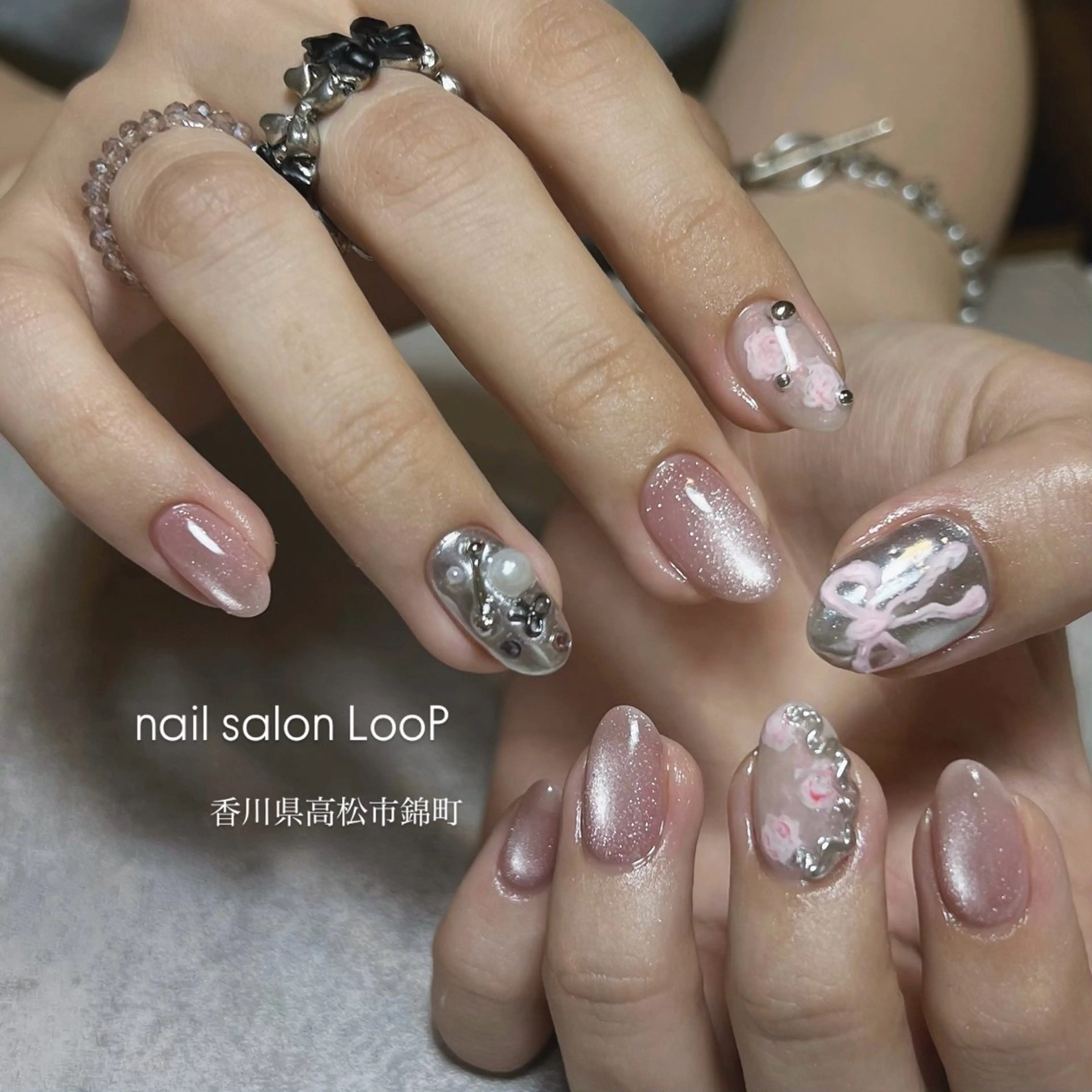ネイル ハンドネイル LooP riho / nuanceのネイルデザイン