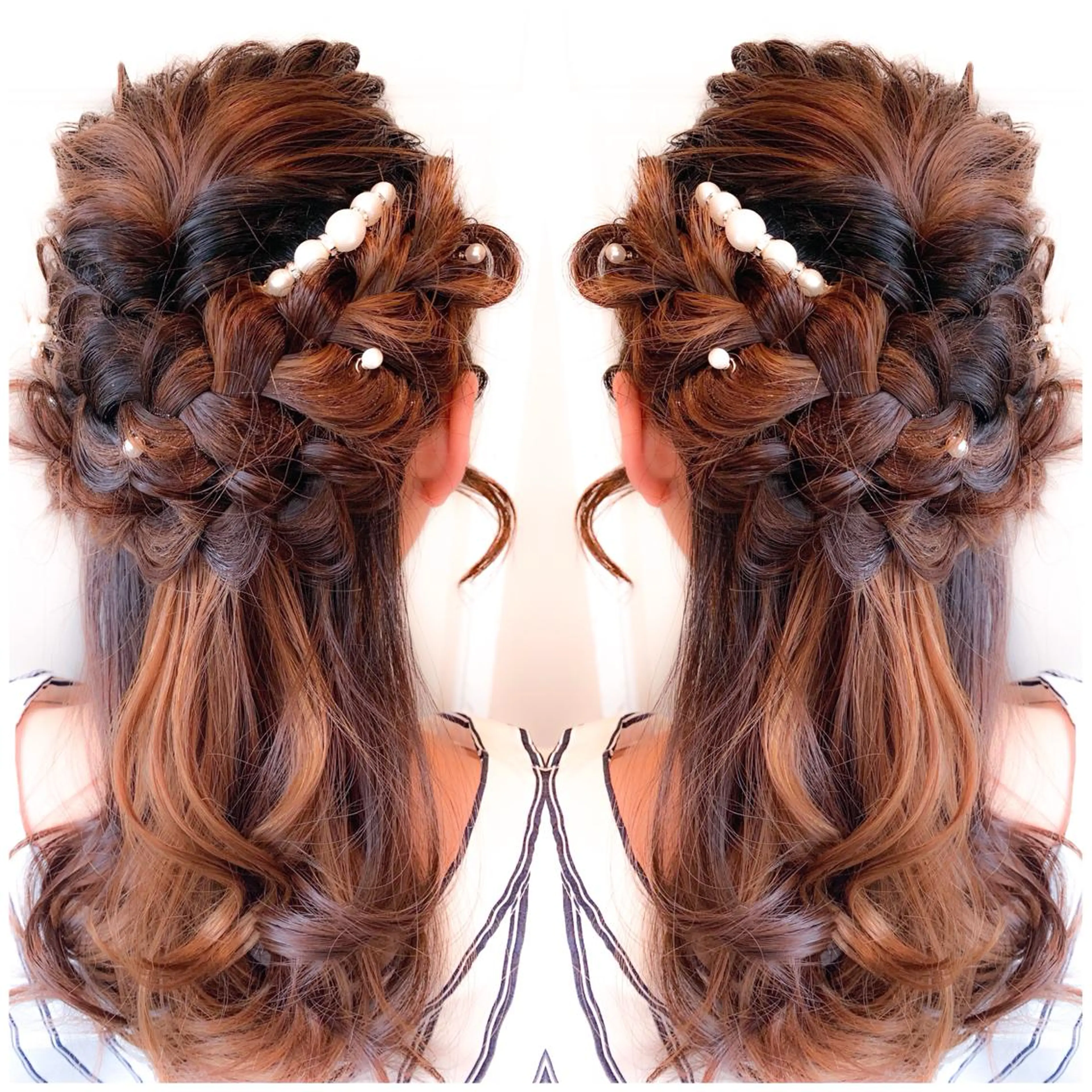 セミロング ヘアセット ショート✨ボブ✨代表 新田見美仁のヘアスタイル