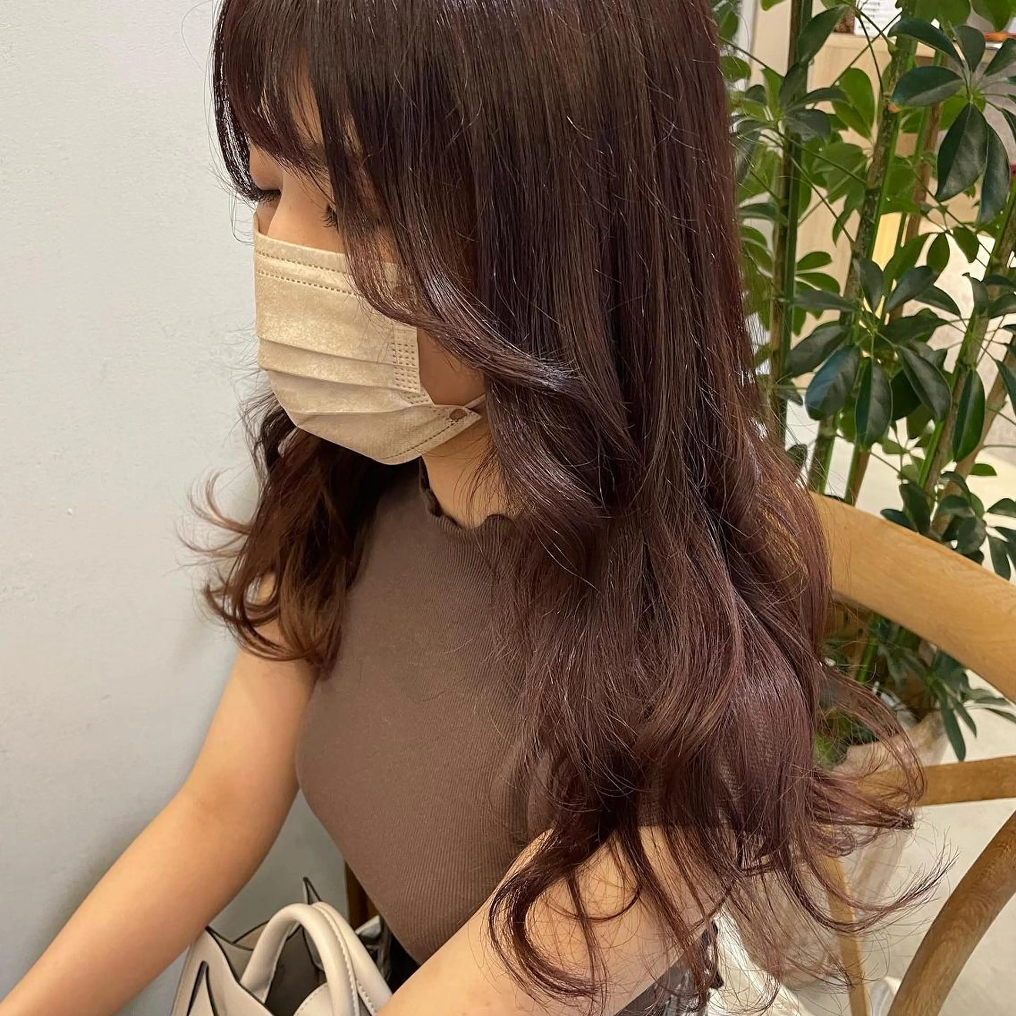 カラー ヘアアレンジ ブリーチ 透明感カラー ブリーチなしカラー 𝙢𝙞𝙮𝙪🎀 girly hairのヘアスタイル