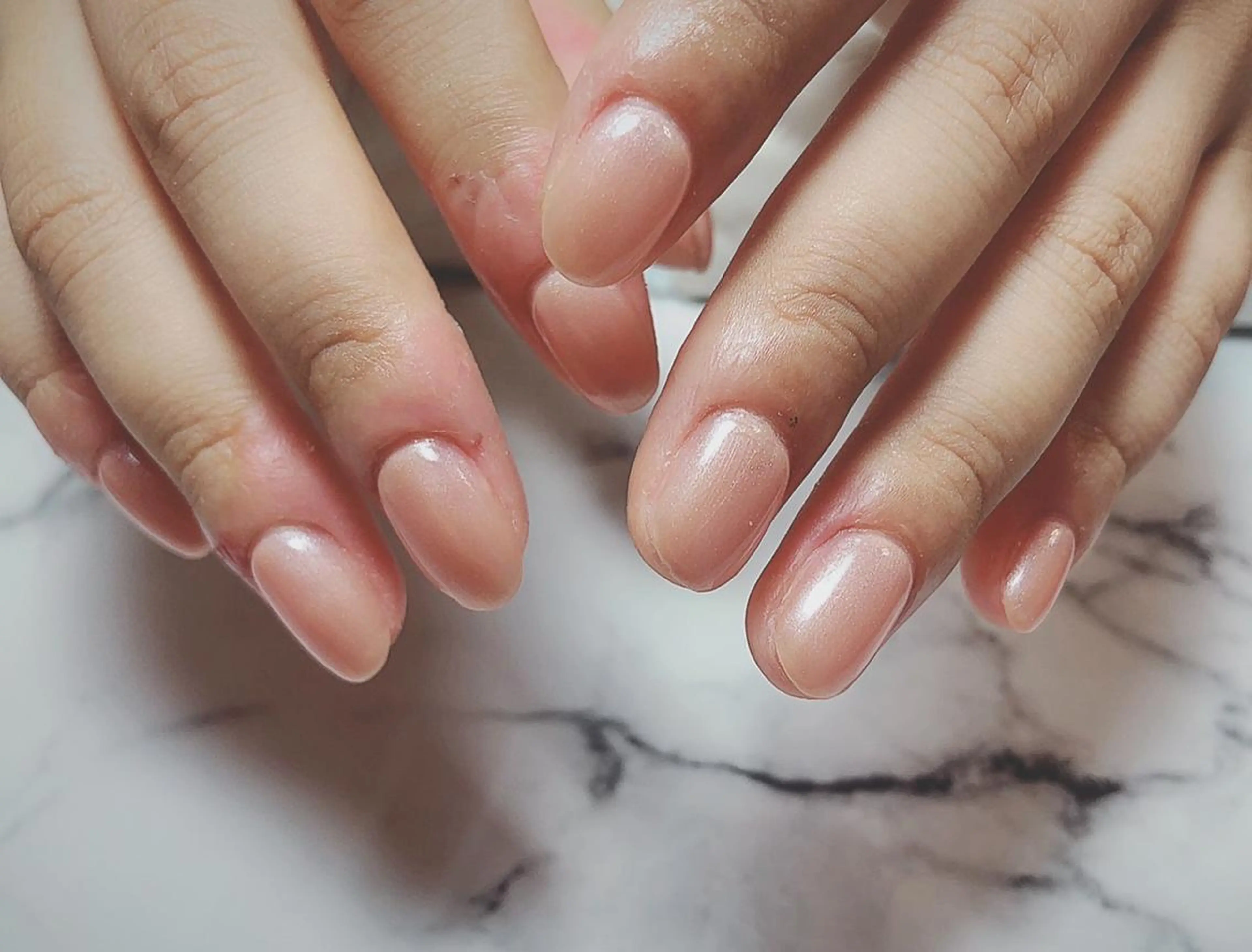 ネイル アートネイル ジェルネイル ニュアンスネイル パラジェル Nailist Honamiのネイルデザイン