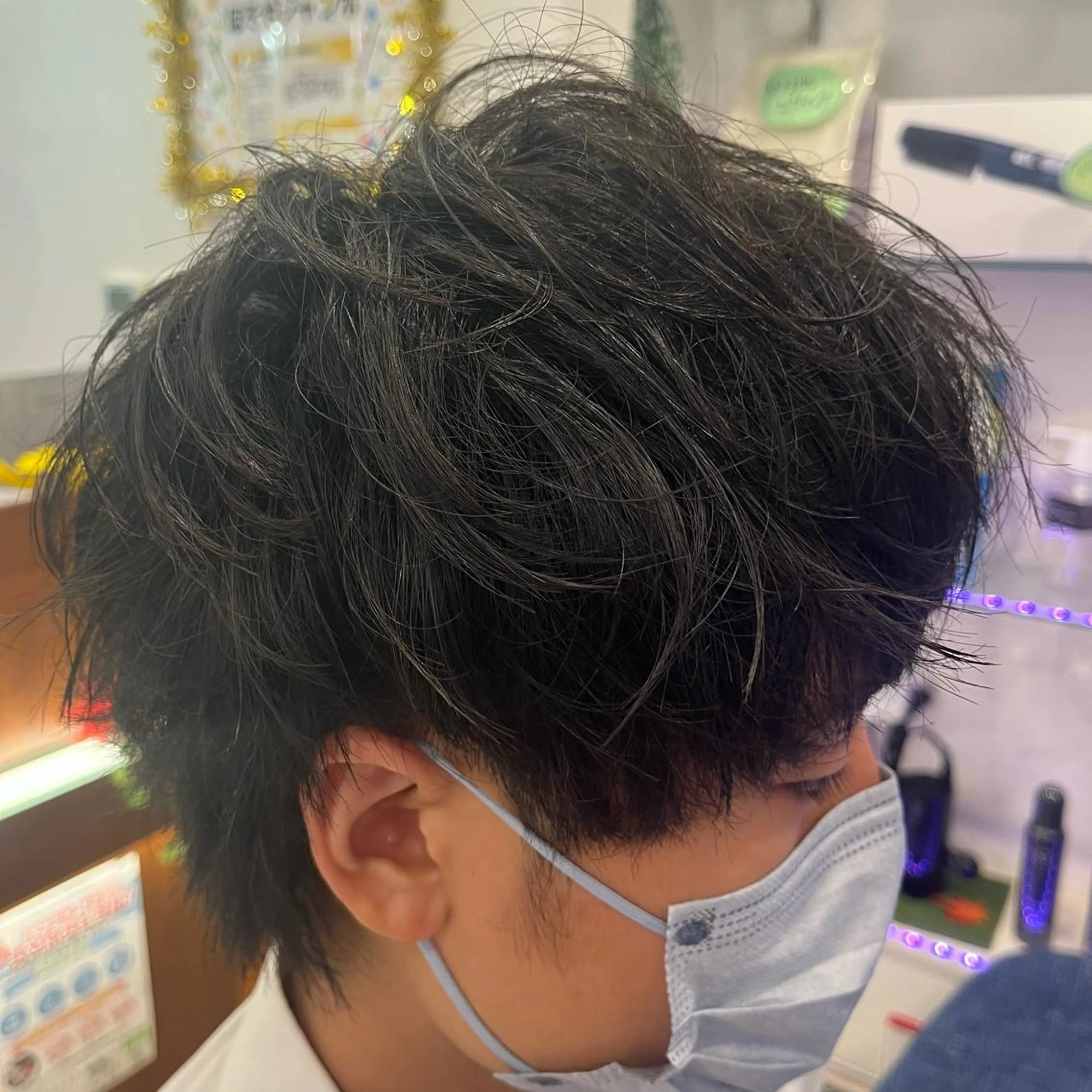 パーマ メンズ 斉藤 凜のヘアスタイル