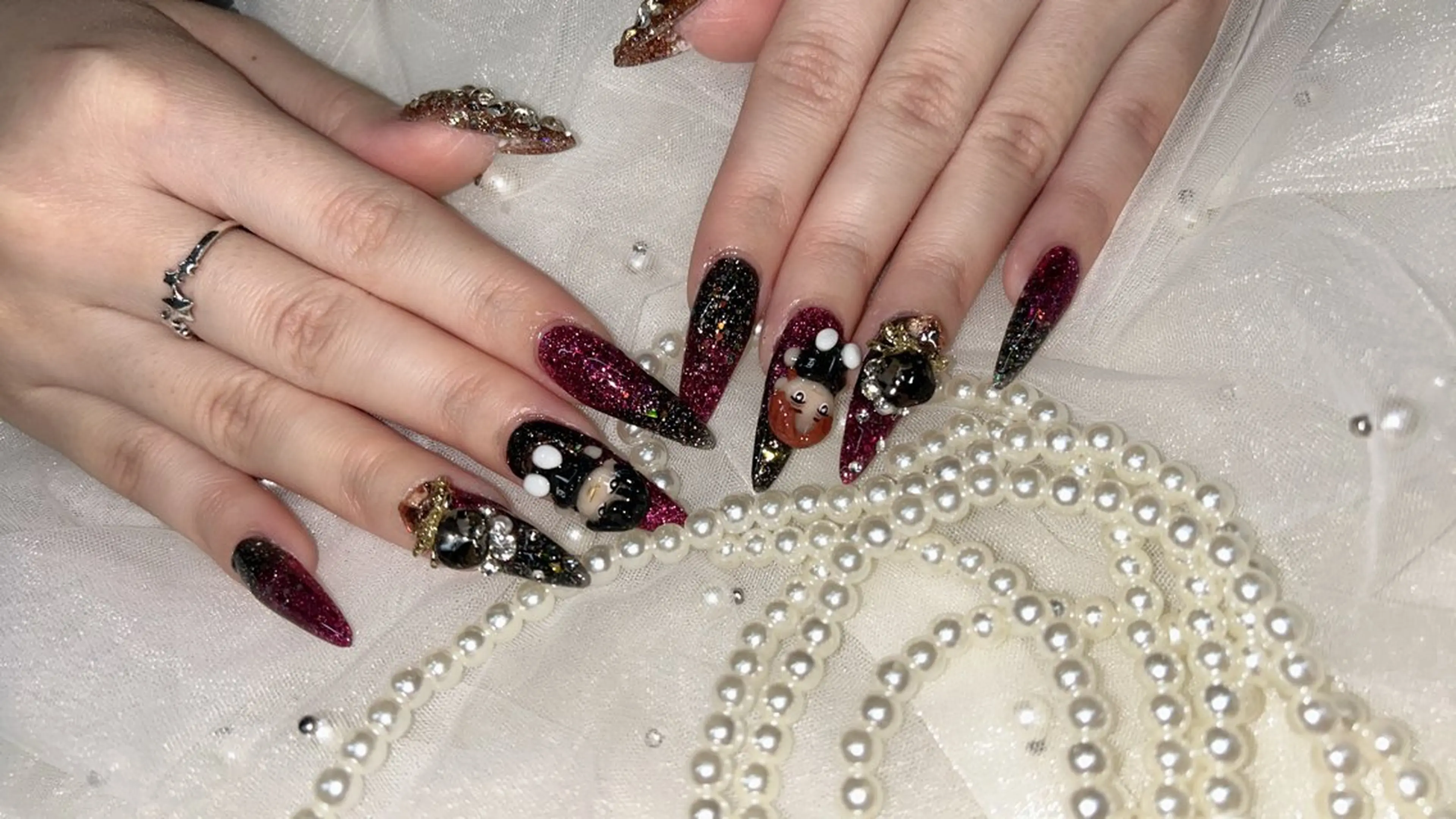 ネイル ストーンネイル 《LB》ラブリエ Nail&eyeのマツエク・マツパデザイン