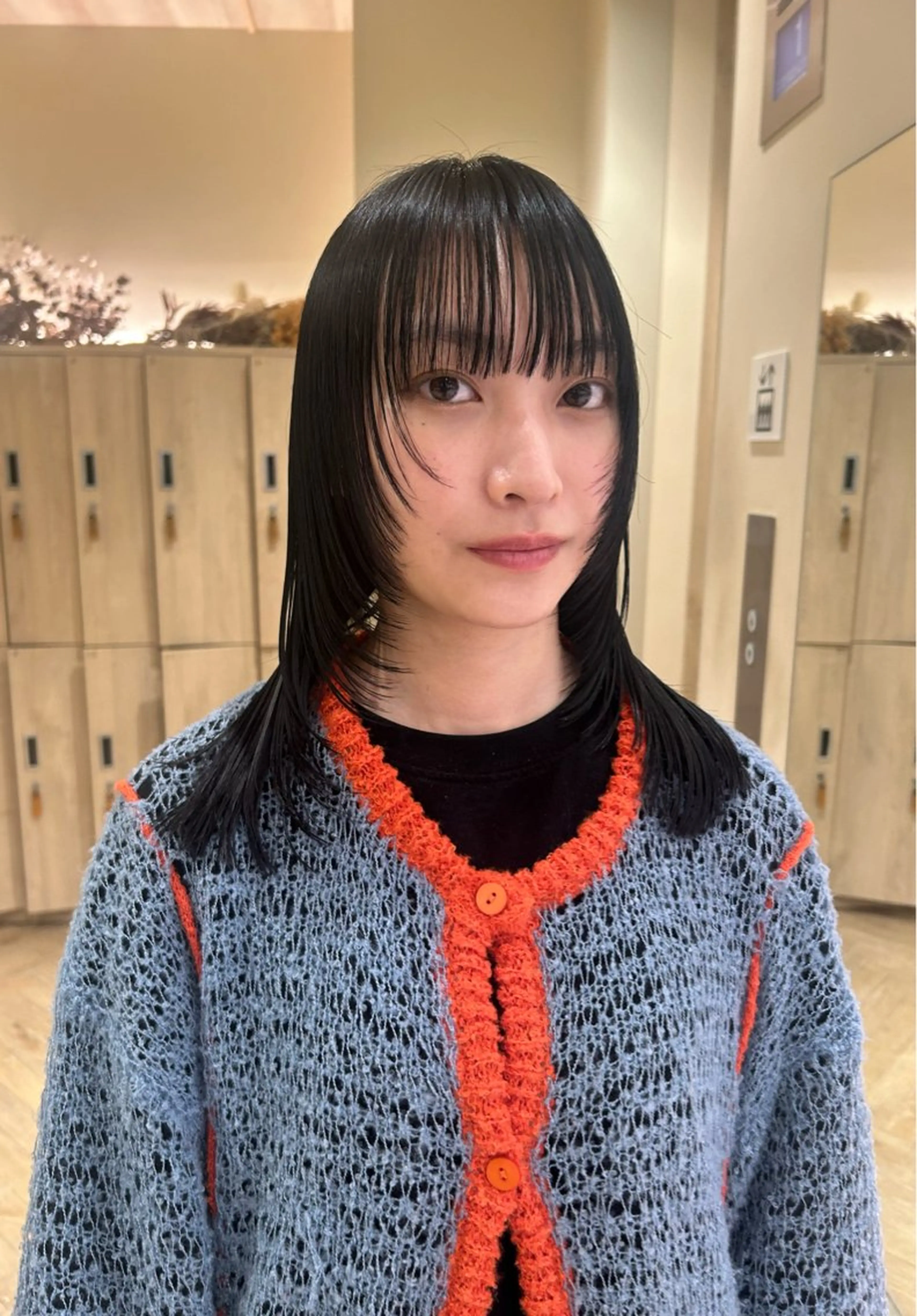 ロング ボブ・レイヤー ・パーマ【iri】のヘアスタイル