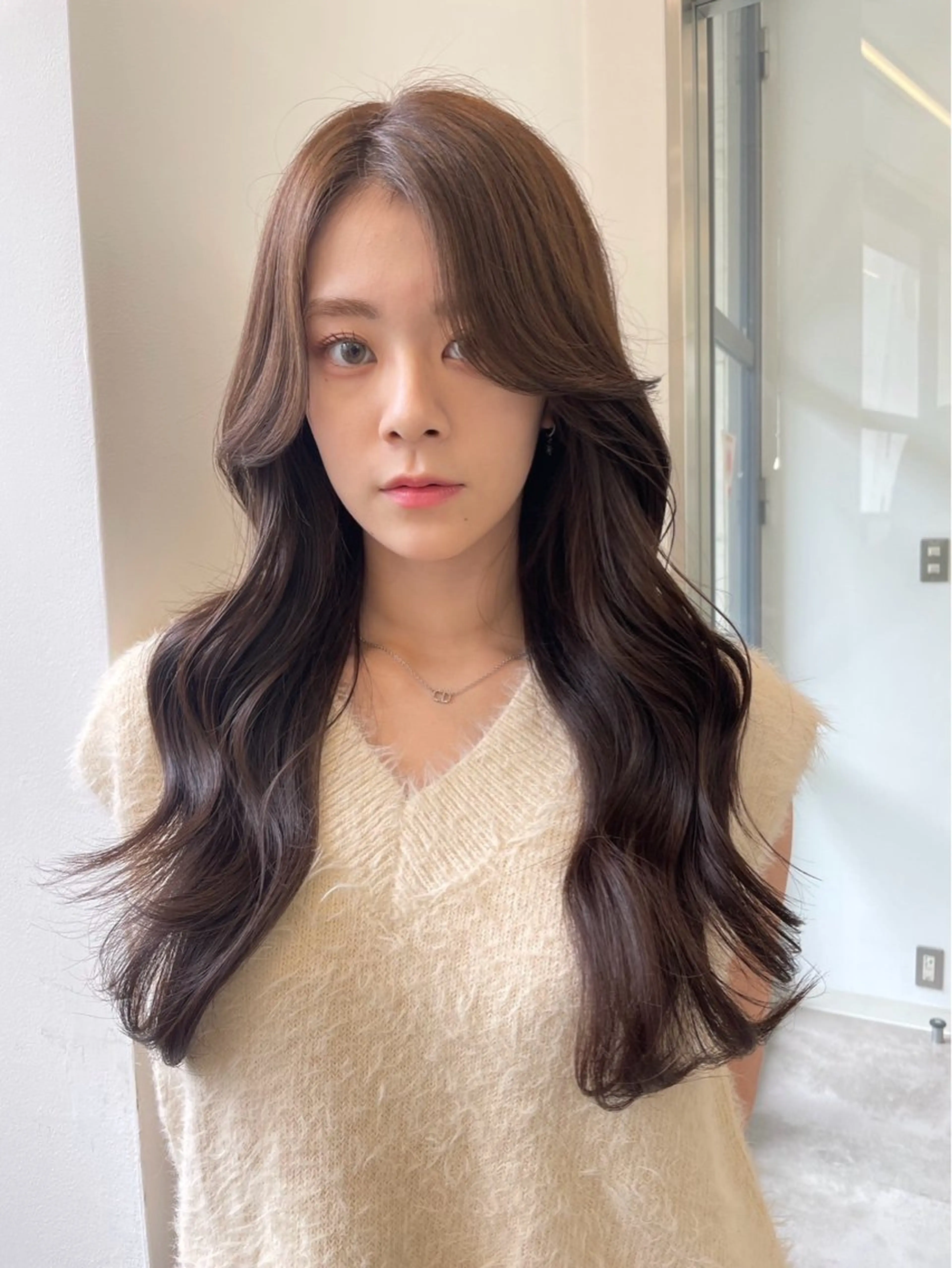 ロング カラー カット ヘアカラー 🤎髪質改善/カラー ｜鮫島芽依🤎のヘアスタイル